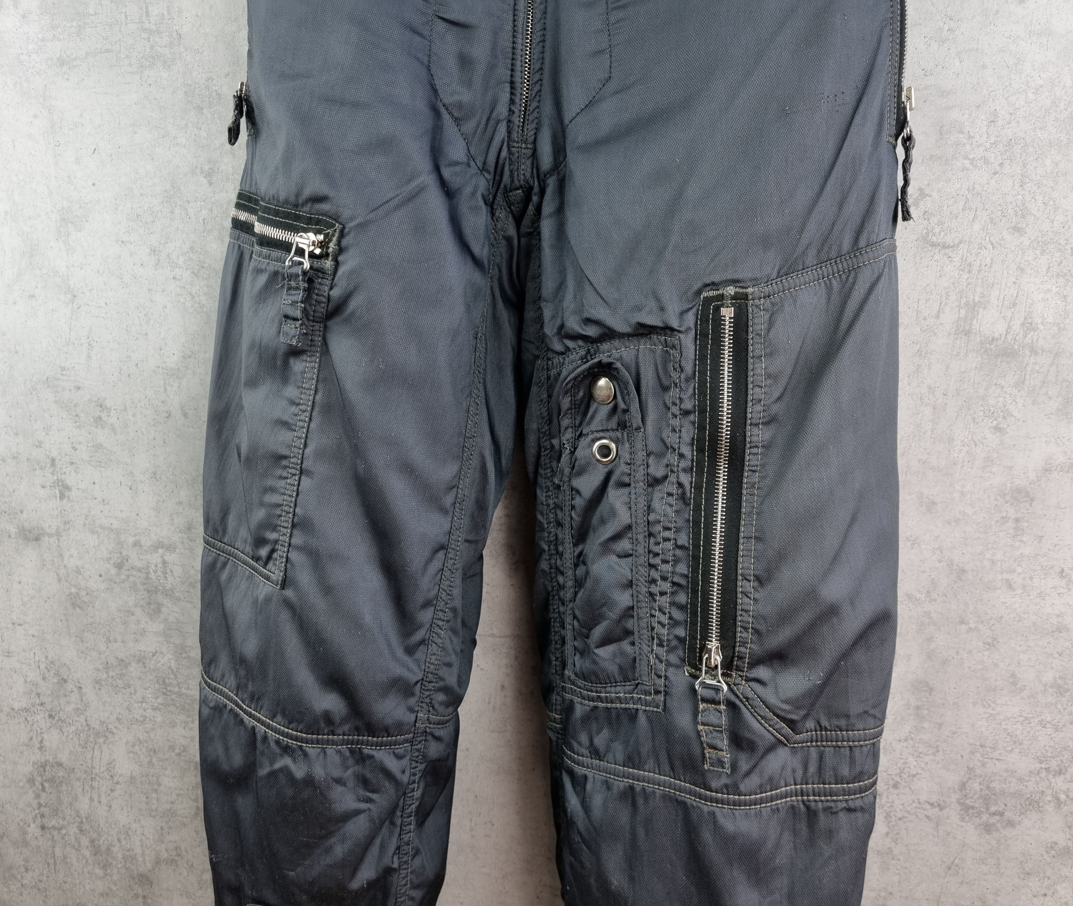 Japanese Brand 90s JET SET Aviator Military Ski Pants RICK OWENS style Size US 30 / EU 46 - 5 Thumbnail