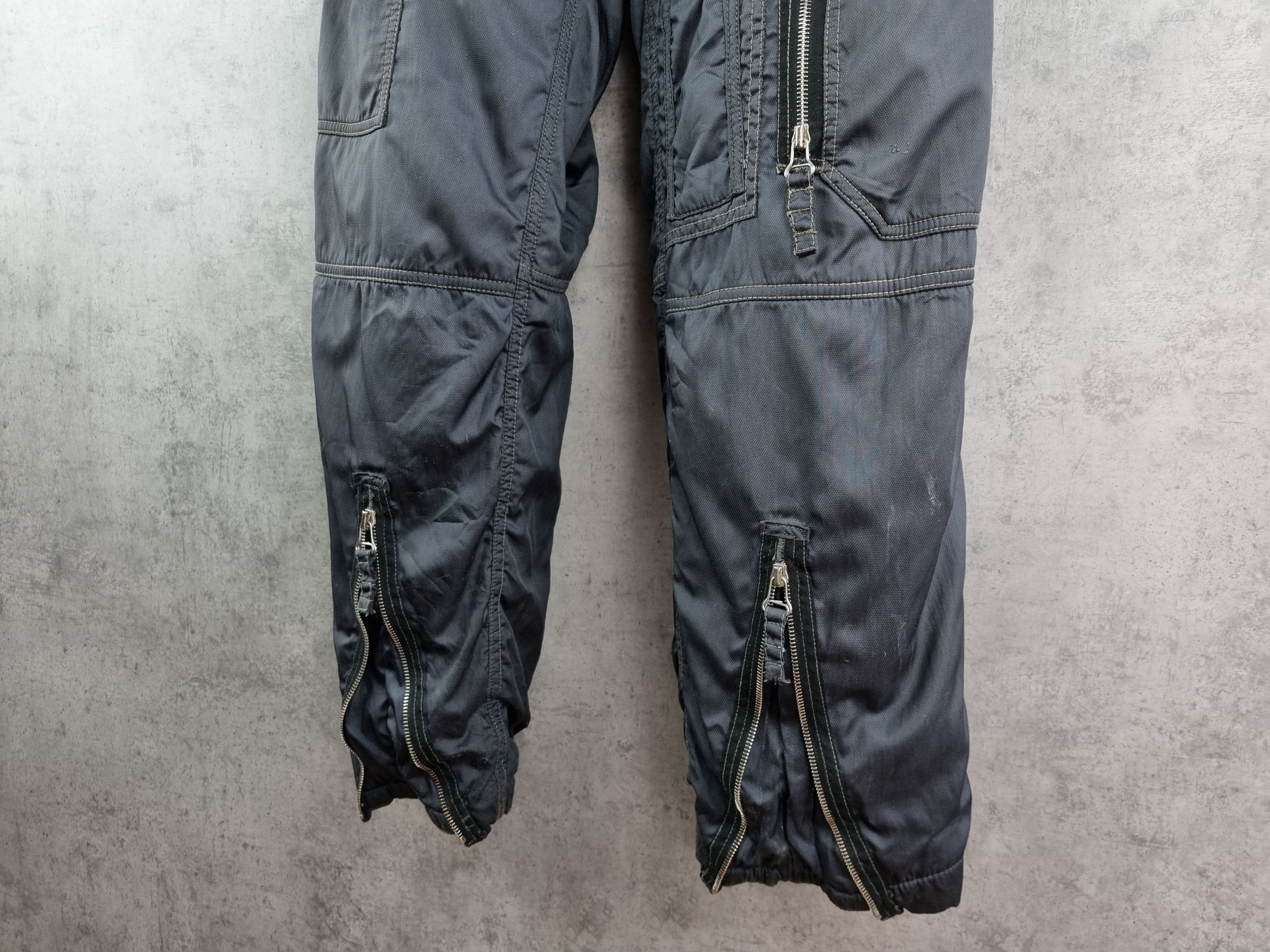 Japanese Brand 90s JET SET Aviator Military Ski Pants RICK OWENS style Size US 30 / EU 46 - 6 Thumbnail