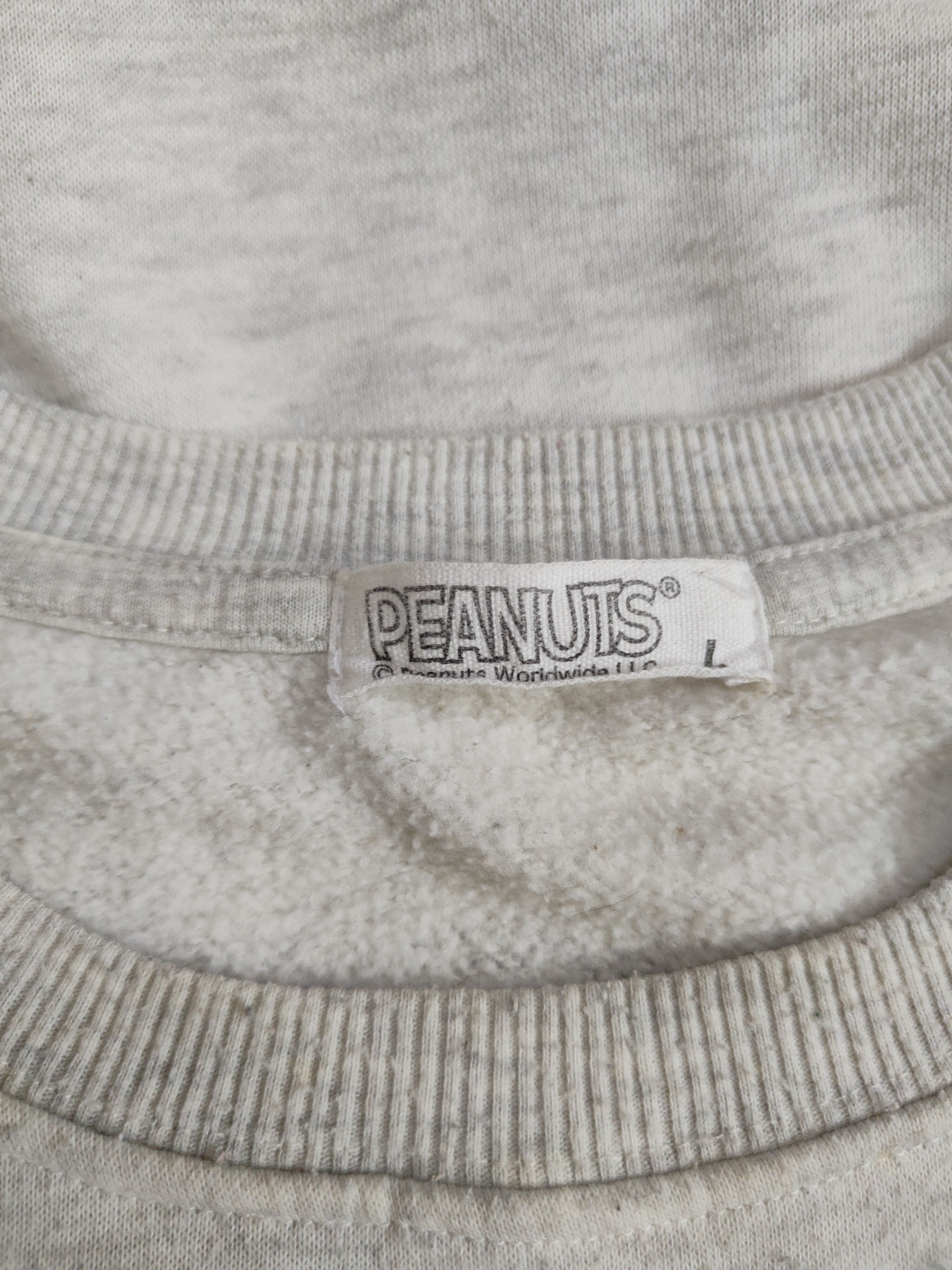 Japanese Brand Peanuts Gray/White Snoopy Sweatshirt #185B Size L / US 10 / IT 46 - 12 Thumbnail