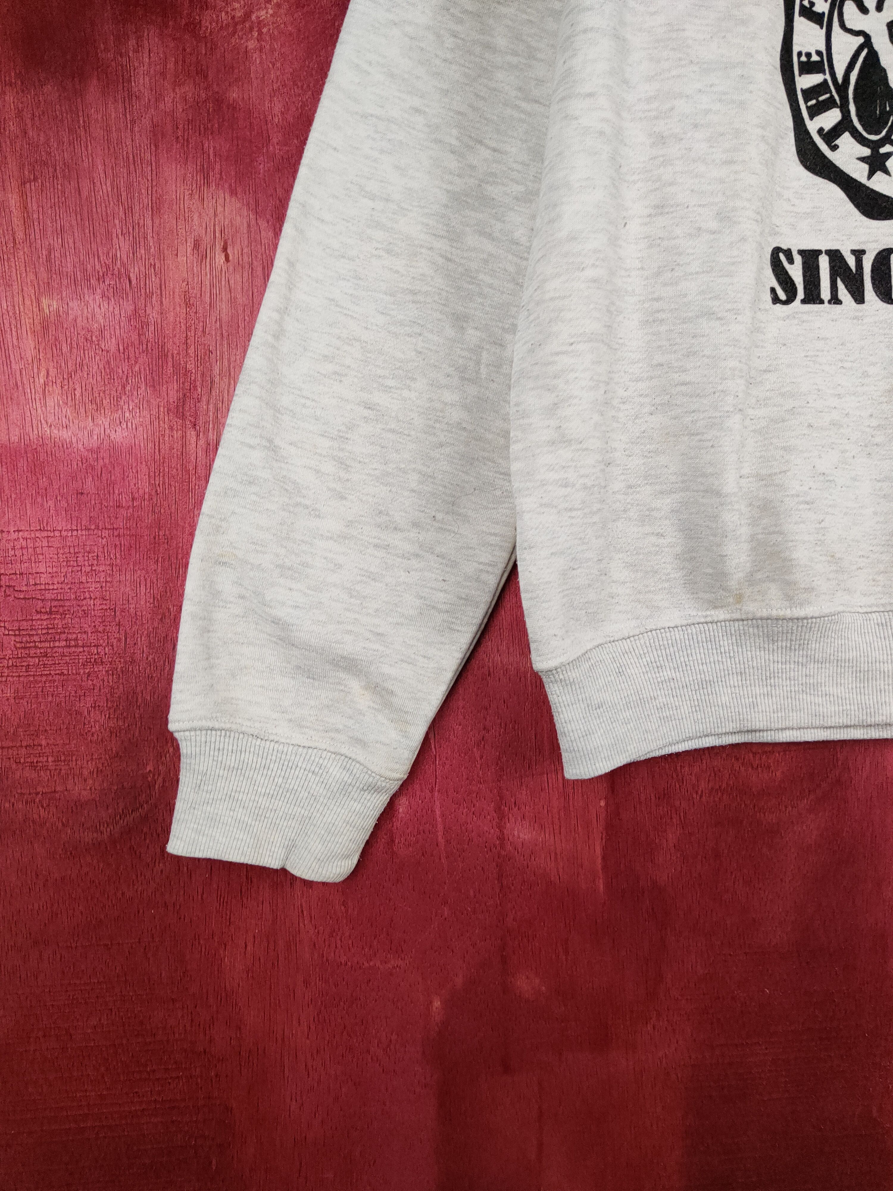 Japanese Brand Peanuts Gray/White Snoopy Sweatshirt #185B Size L / US 10 / IT 46 - 5 Thumbnail
