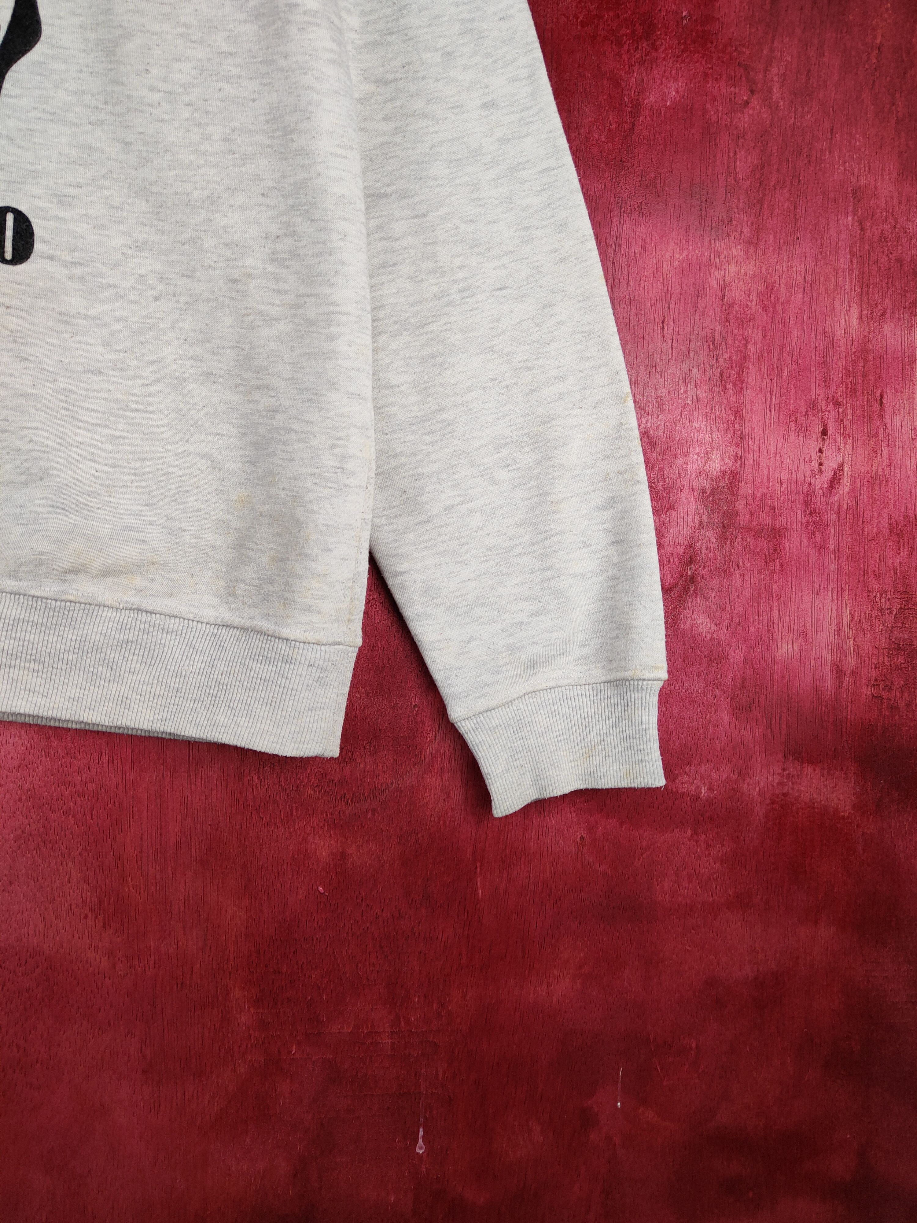 Japanese Brand Peanuts Gray/White Snoopy Sweatshirt #185B Size L / US 10 / IT 46 - 7 Thumbnail