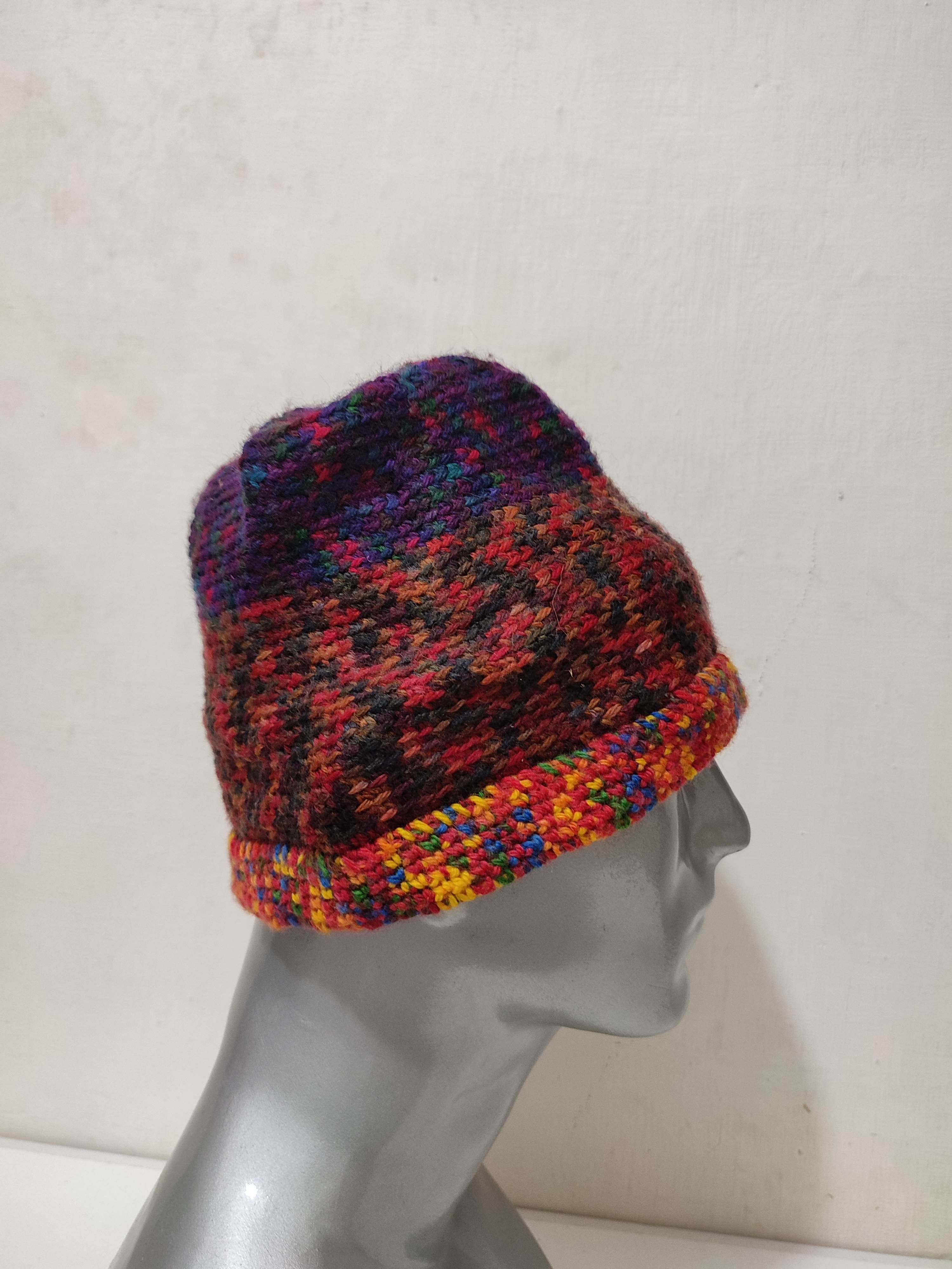 Other 🔥Unknown Multicolour Knitted Beanie Hats Size ONE SIZE - 5 Thumbnail