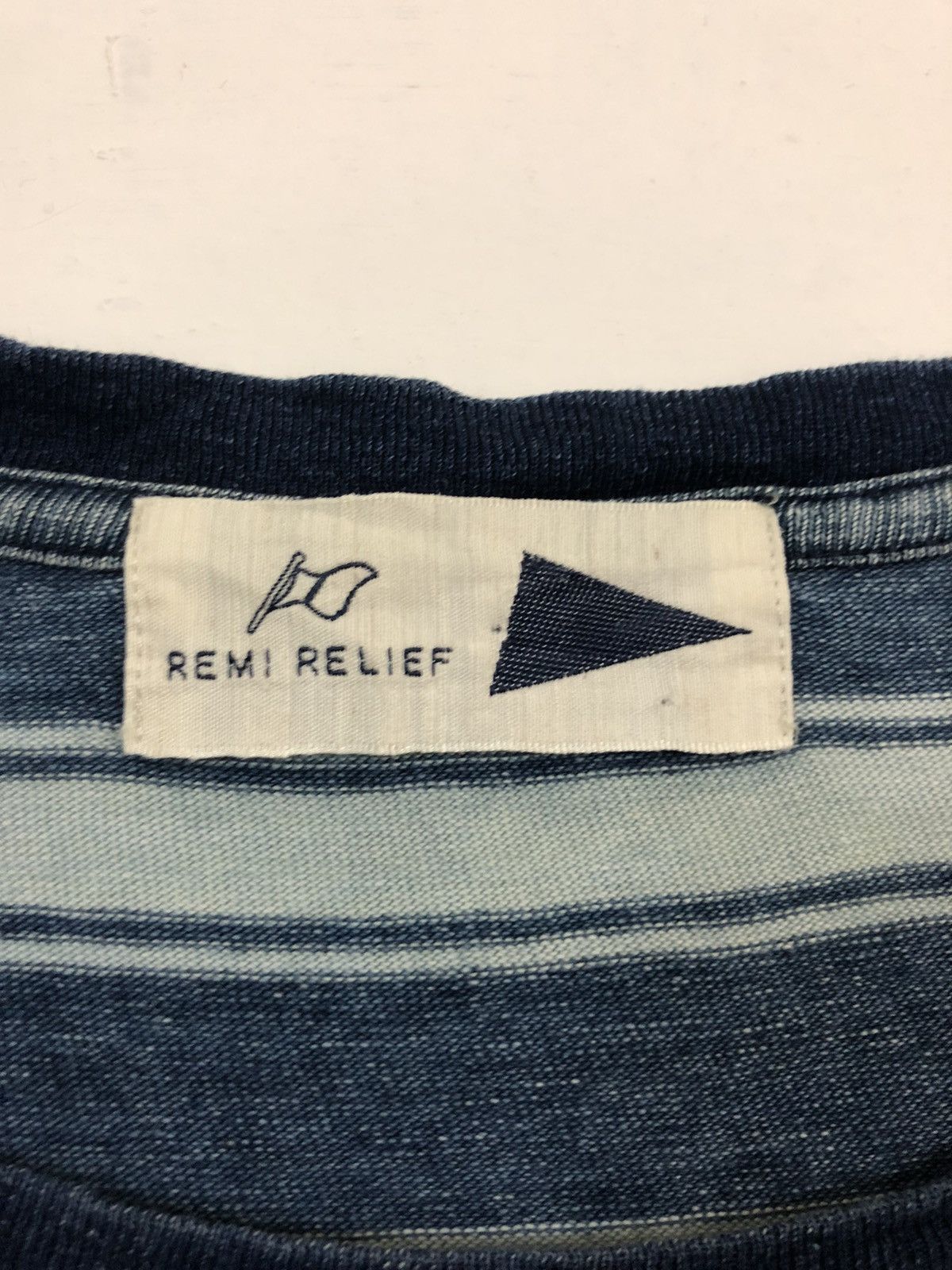 Remi Relief Remi Relief Indigo Rockabilly Single Pocket Shirt Size US L / EU 52-54 / 3 - 5 Thumbnail