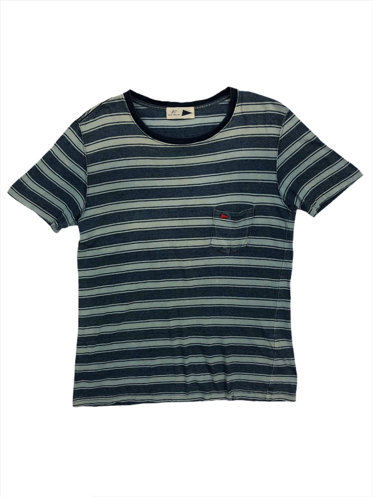 Remi Relief Remi Relief Indigo Rockabilly Single Pocket Shirt Size US L / EU 52-54 / 3 - 2 Thumbnail