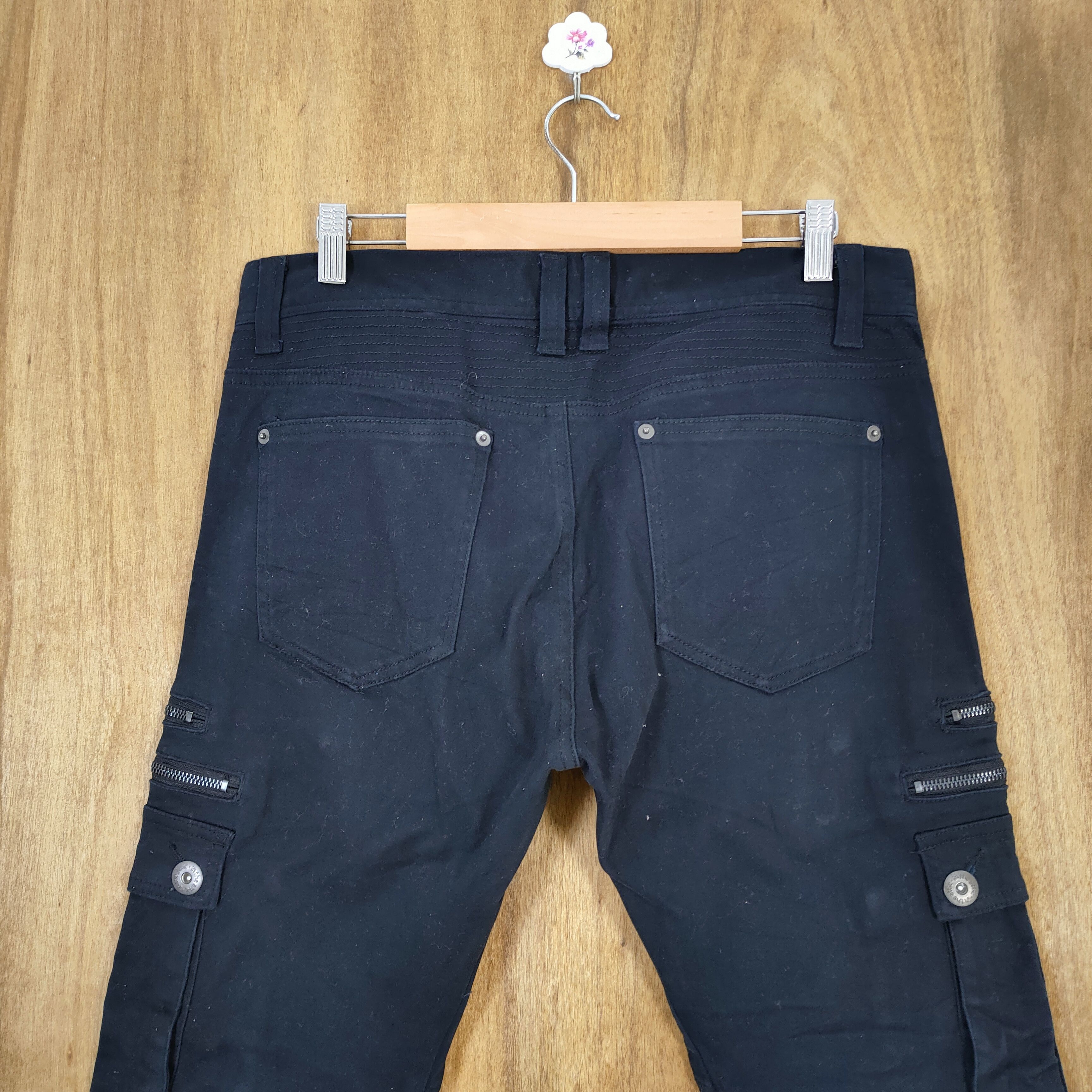 In The Attic VINTAGE IN THE ATTIC BLACK CARGO PANTS Size US 32 / EU 48 - 9 Thumbnail