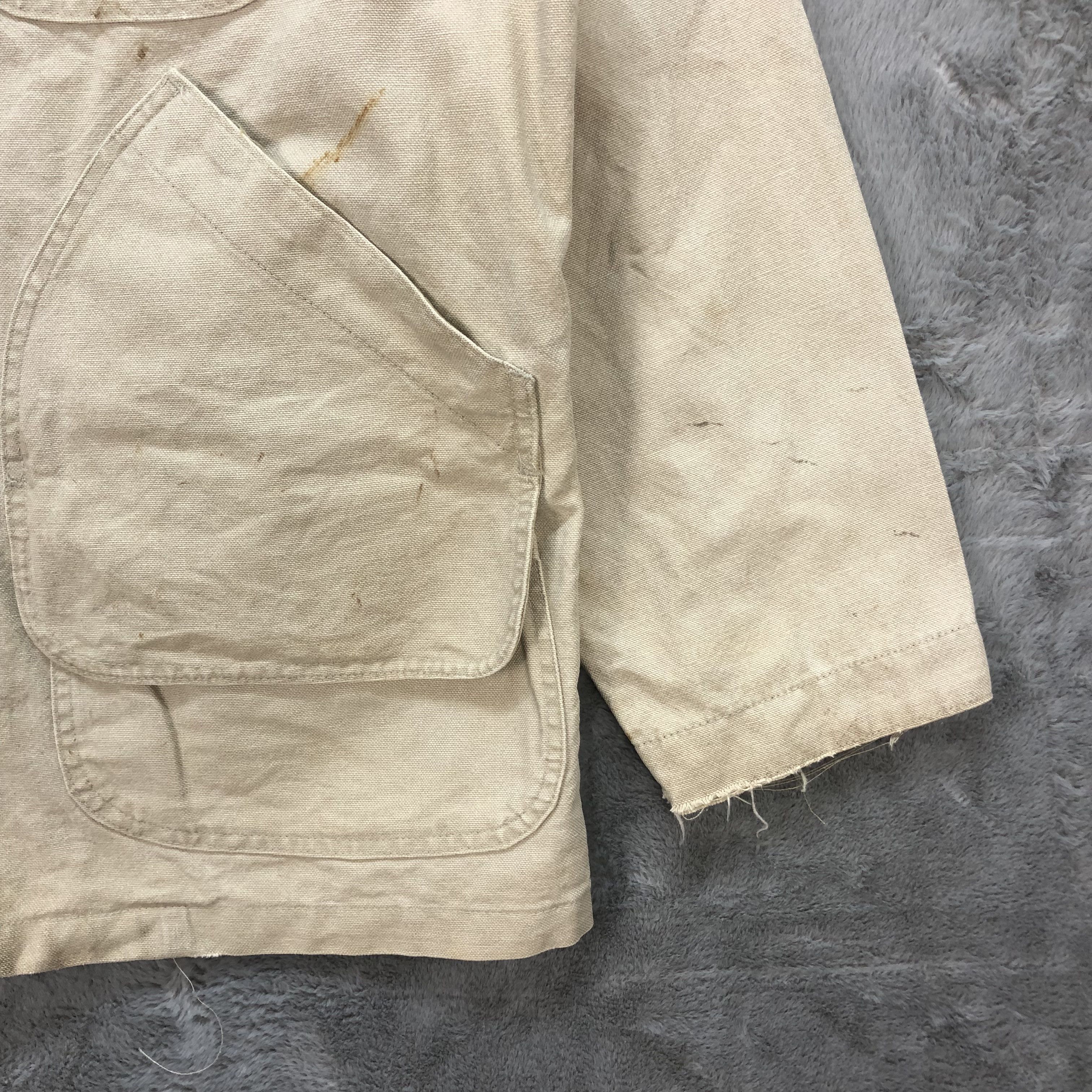 L.L. Bean Vintage Distress Trashed L.L. Bean Chore Jacket #6276-58 Size US M / EU 48-50 / 2 - 10 Thumbnail