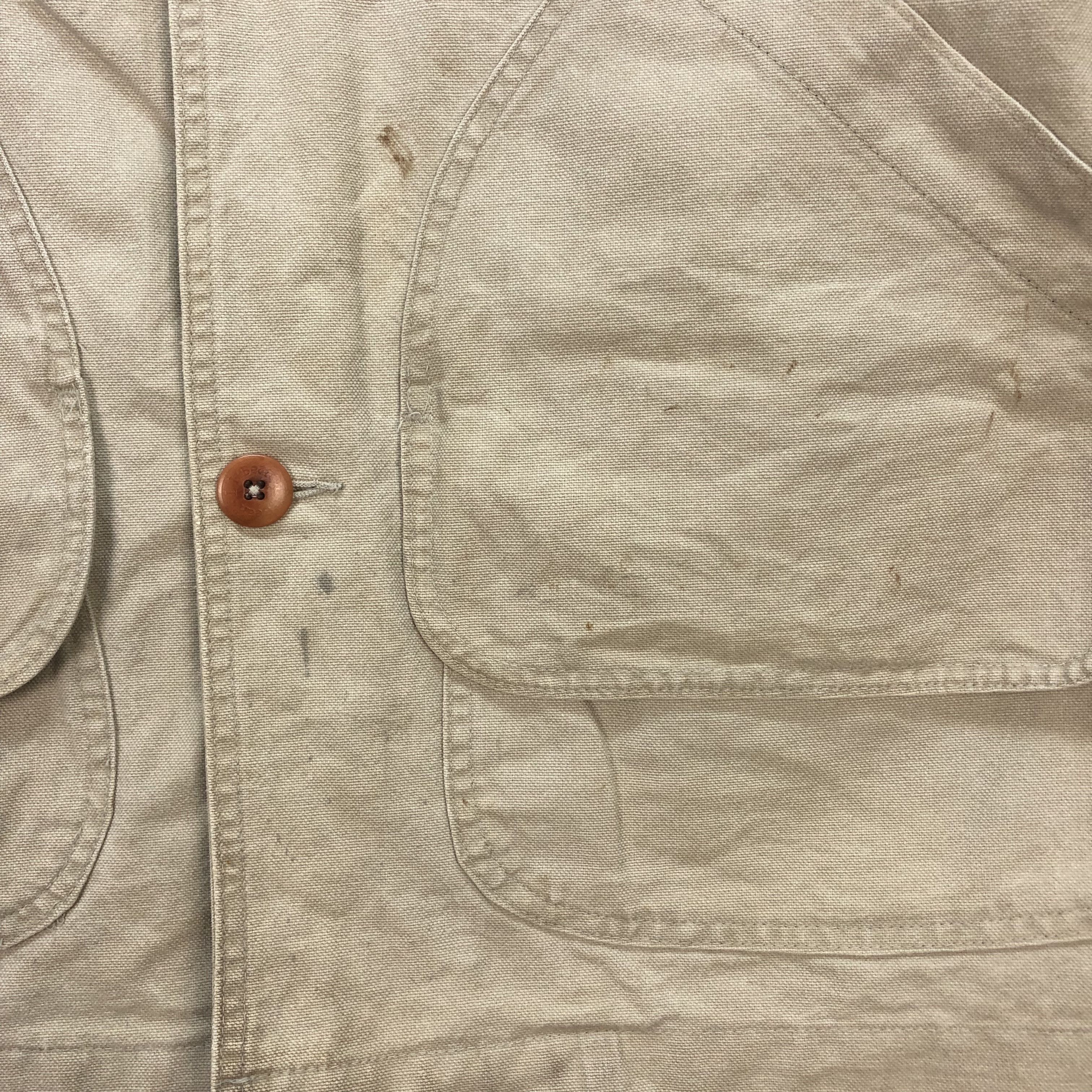 L.L. Bean Vintage Distress Trashed L.L. Bean Chore Jacket #6276-58 Size US M / EU 48-50 / 2 - 6 Thumbnail