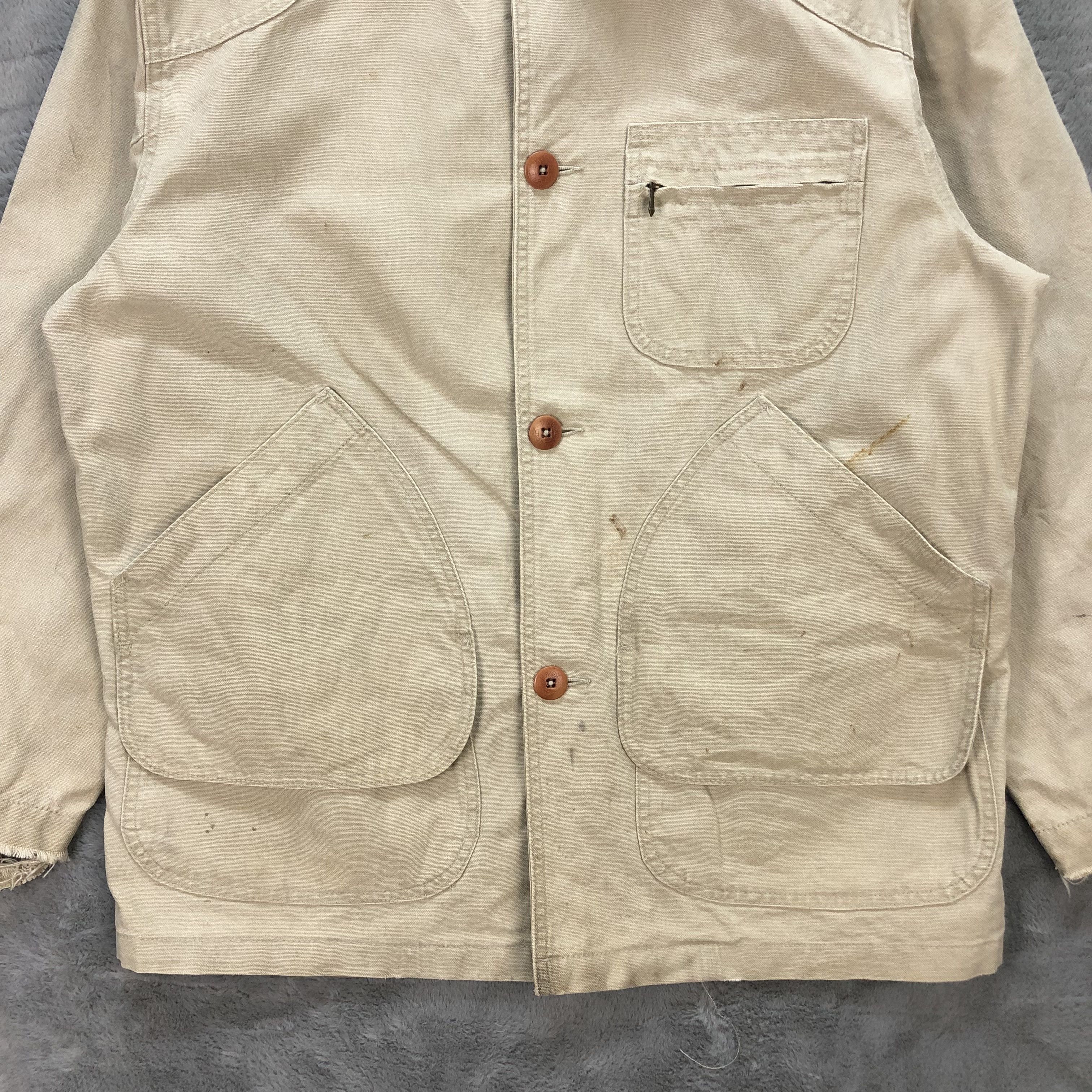 L.L. Bean Vintage Distress Trashed L.L. Bean Chore Jacket #6276-58 Size US M / EU 48-50 / 2 - 3 Thumbnail