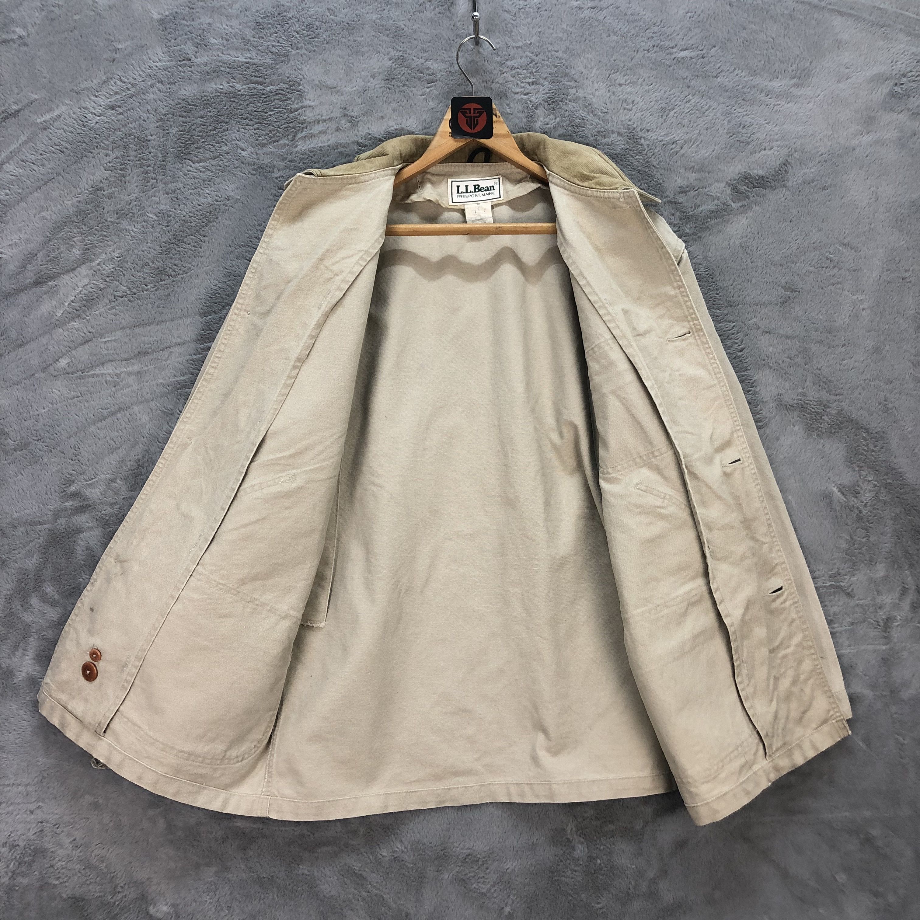 L.L. Bean Vintage Distress Trashed L.L. Bean Chore Jacket #6276-58 Size US M / EU 48-50 / 2 - 15 Thumbnail
