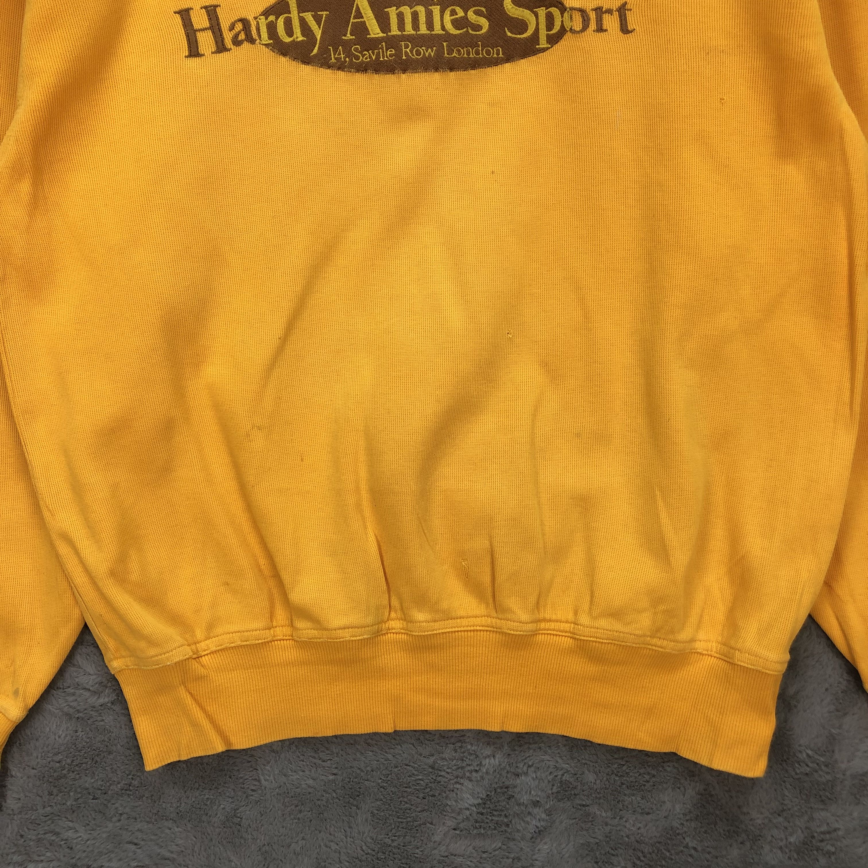 Hardy Amies Trashed Hardy Amies Sport Big Logo Sweatshirts #6282-58 Size US L / EU 52-54 / 3 - 4 Thumbnail