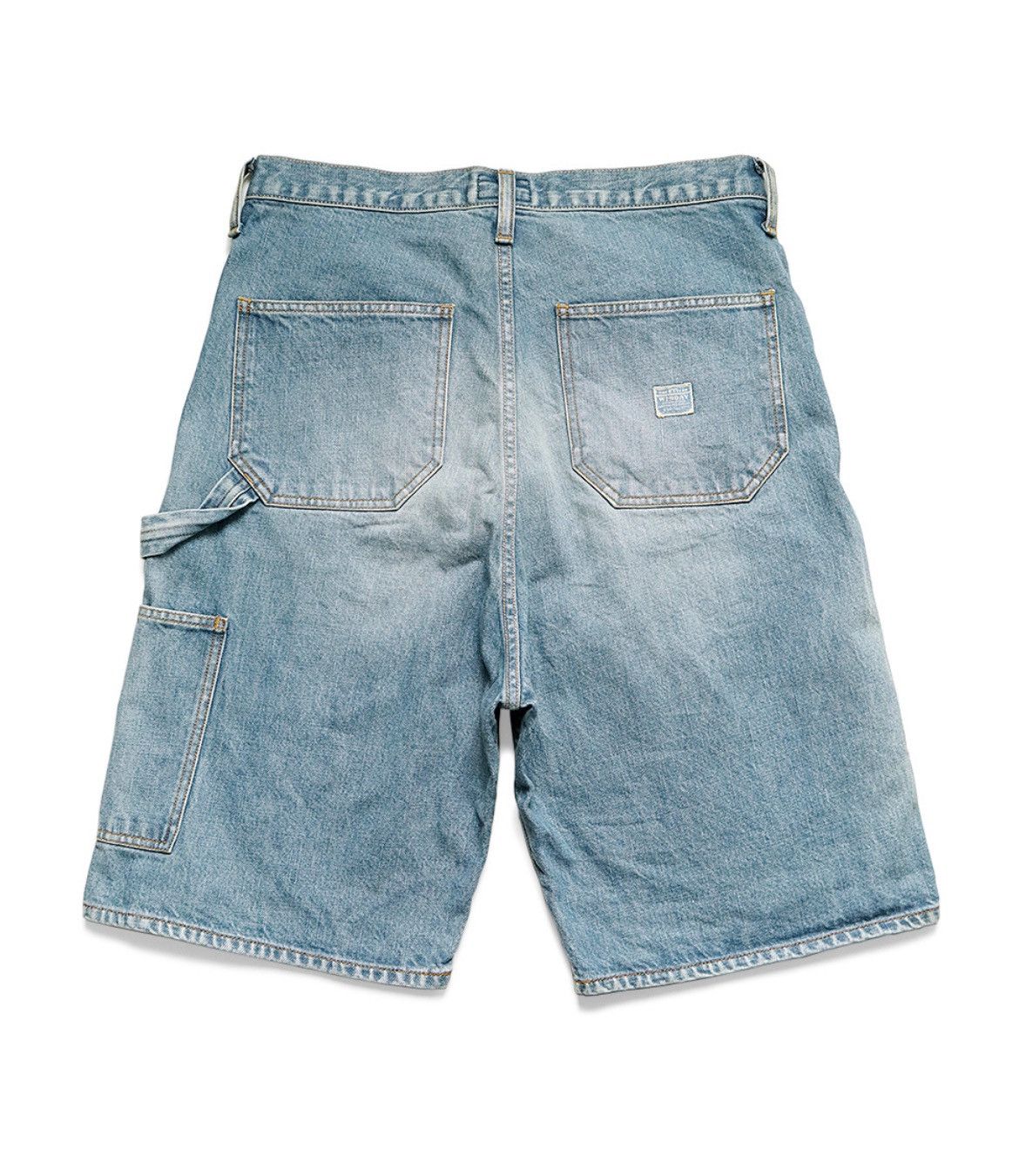 Kapital 14oz Denim Short Pants Studs Remake Indigo blue 3