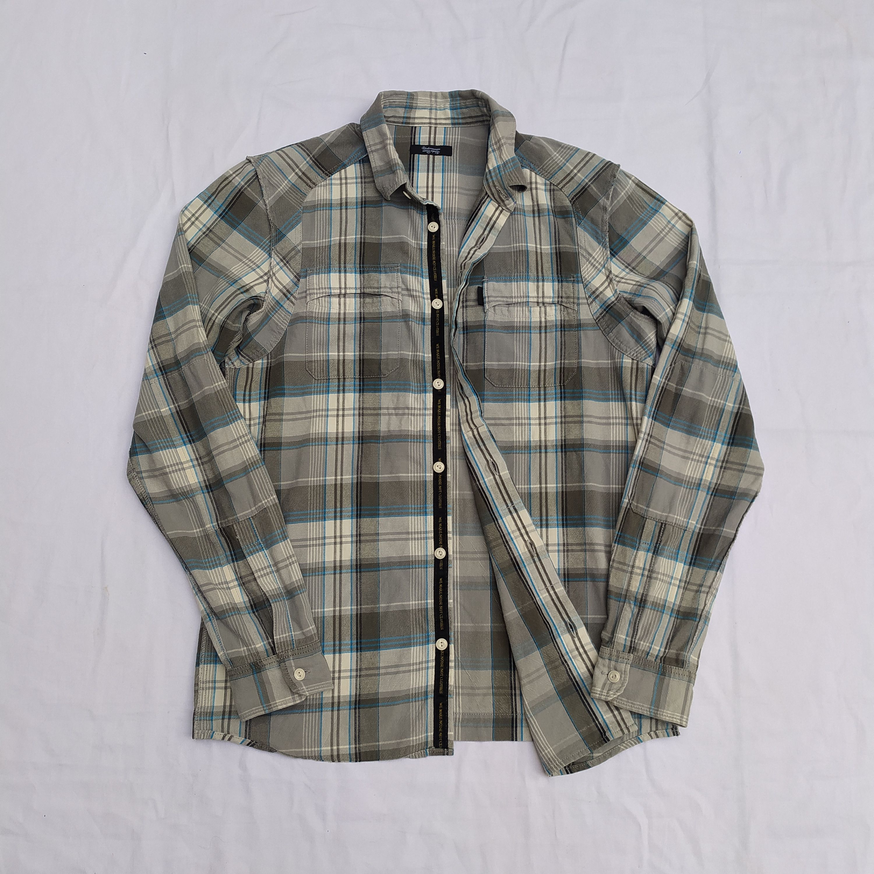 Supreme × Undercover Supreme Undercover Flannel Shirt Grey Plaid