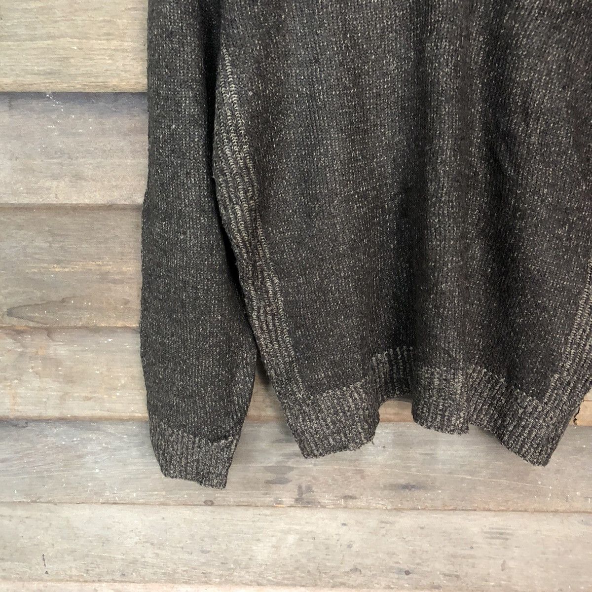 Homespun Knitwear × Japanese Brand × Vintage Ivan Hoe Dark Brown Knitwear sweatshirt #5533 Size L / US 10 / IT 46 - 4 Thumbnail