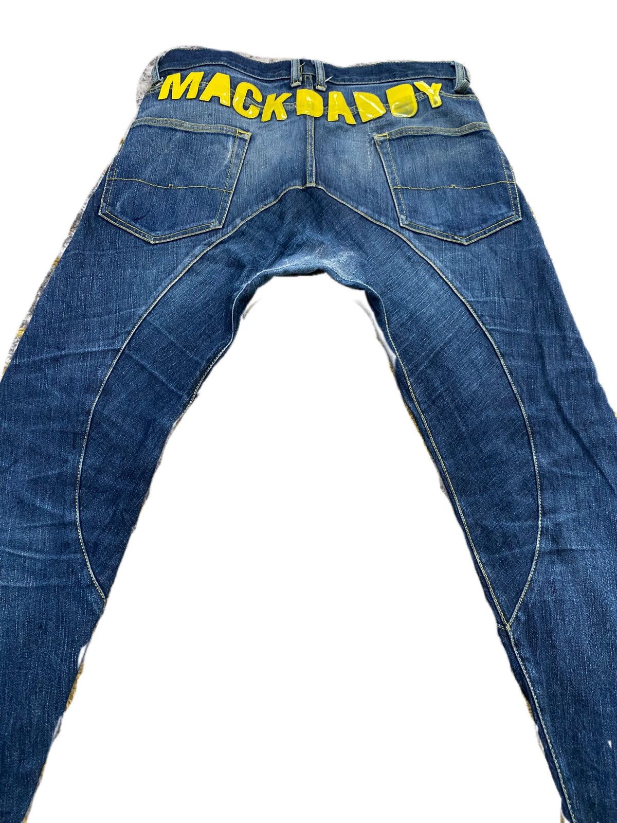 Japanese Brand JAPAN BRAND MACK DADDY JEANS SPELL OUT SKINNY Size US 32 / EU 48 - 4 Thumbnail