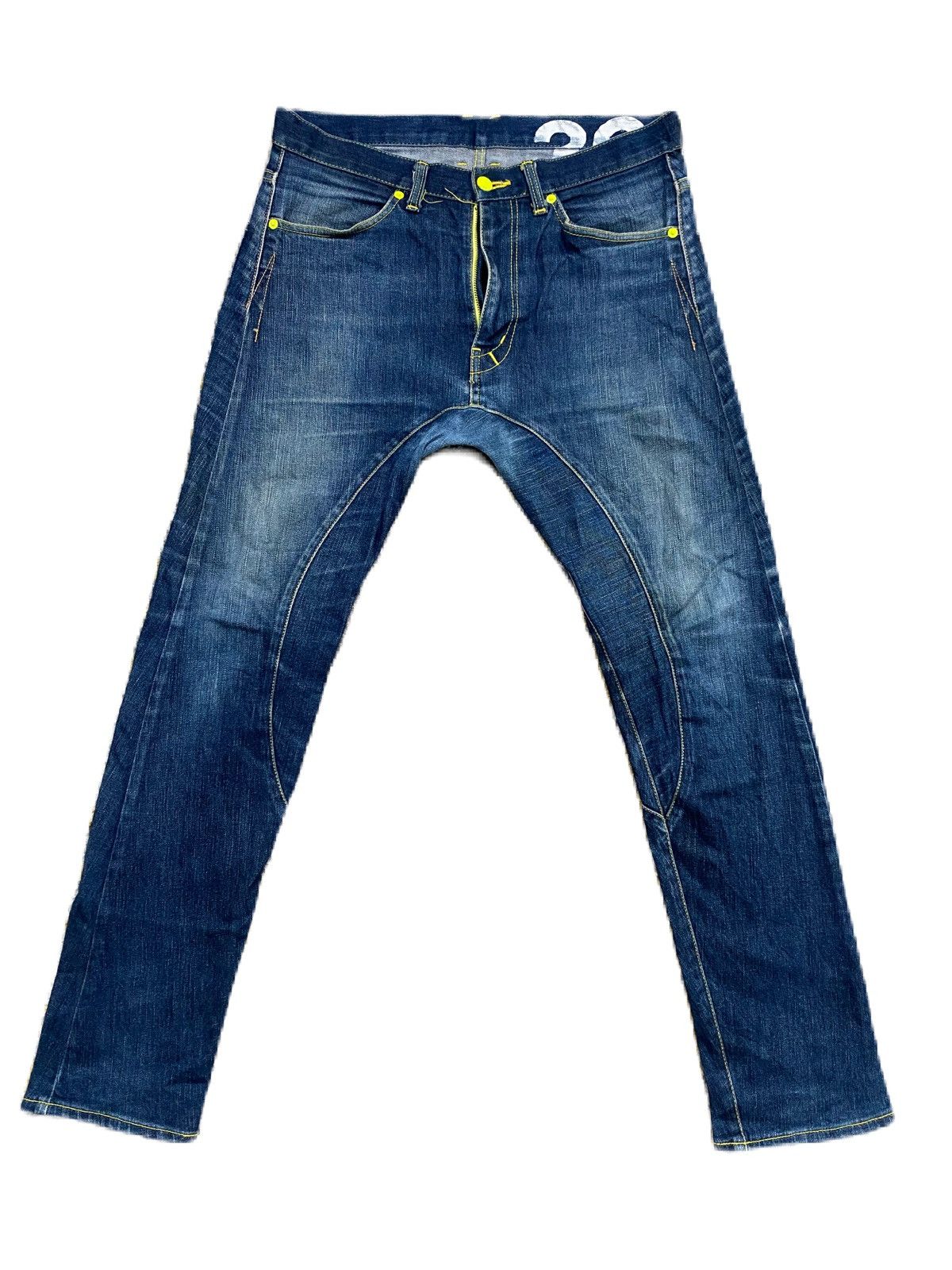 Japanese Brand JAPAN BRAND MACK DADDY JEANS SPELL OUT SKINNY Size US 32 / EU 48 - 1 Thumbnail