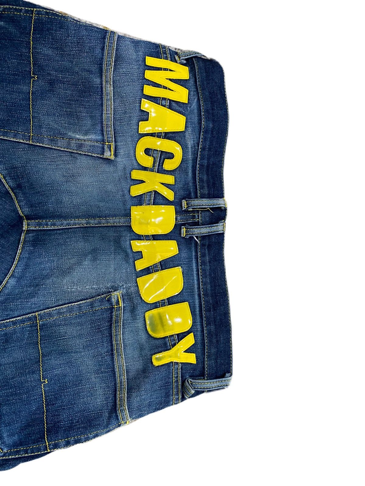 Japanese Brand JAPAN BRAND MACK DADDY JEANS SPELL OUT SKINNY Size US 32 / EU 48 - 6 Thumbnail
