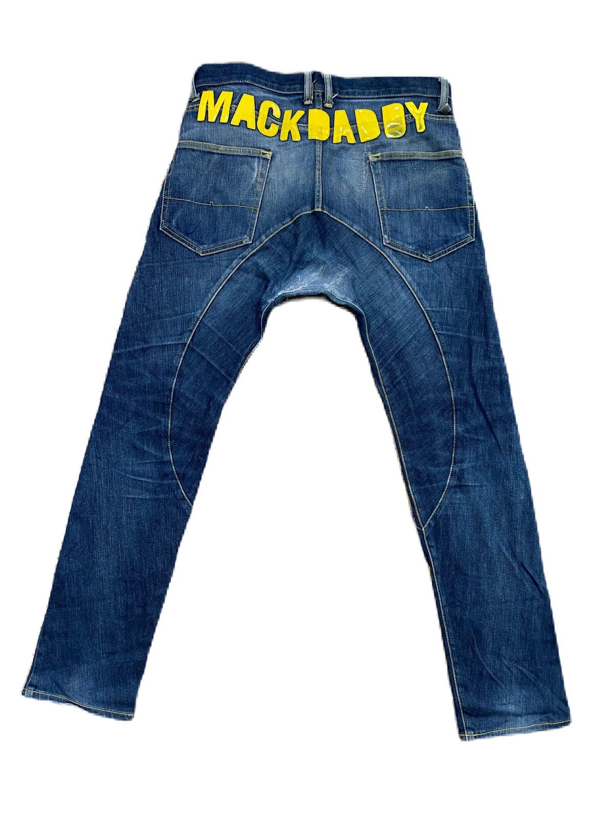 Japanese Brand JAPAN BRAND MACK DADDY JEANS SPELL OUT SKINNY Size US 32 / EU 48 - 2 Thumbnail