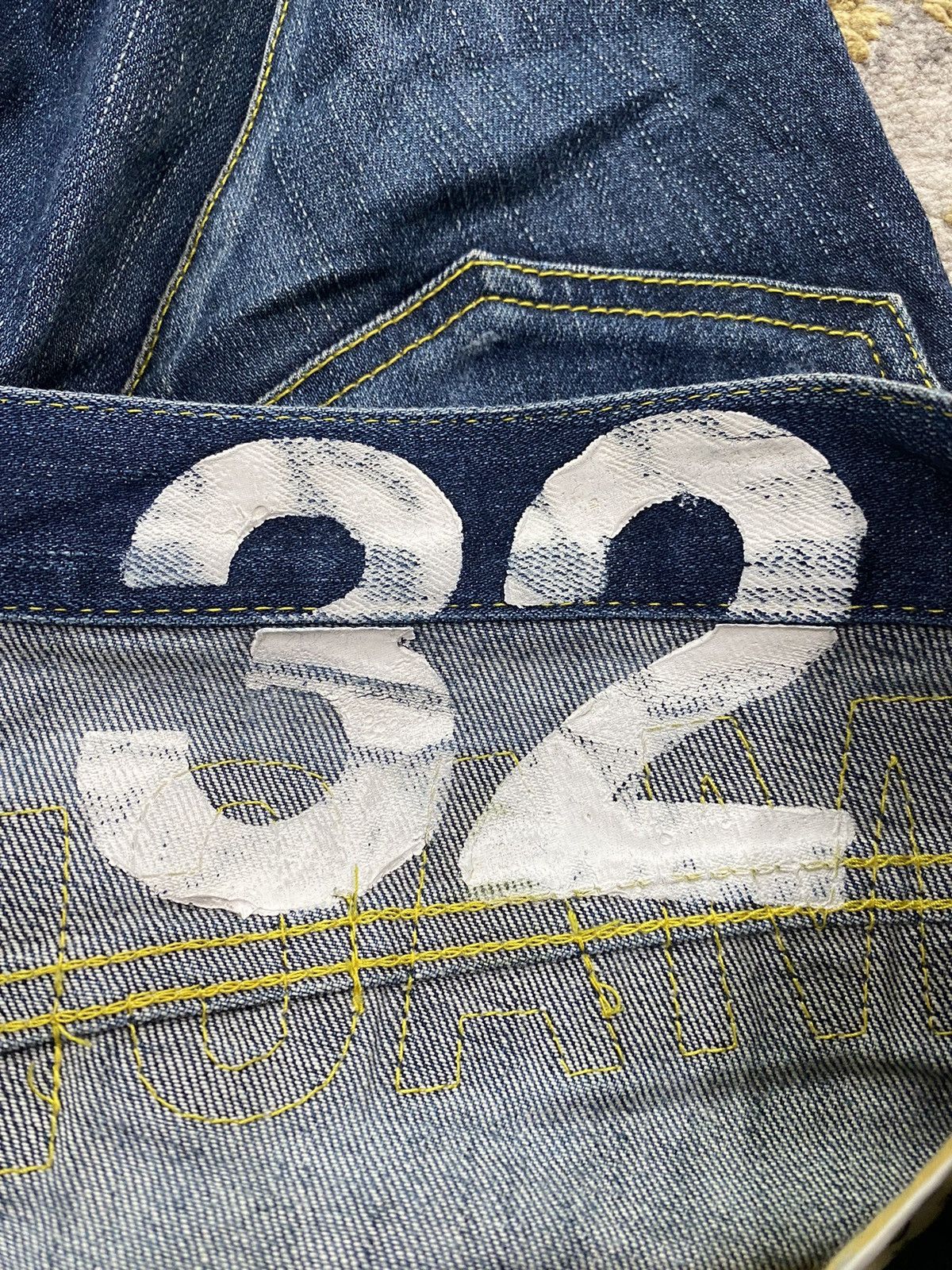 Japanese Brand JAPAN BRAND MACK DADDY JEANS SPELL OUT SKINNY Size US 32 / EU 48 - 7 Thumbnail