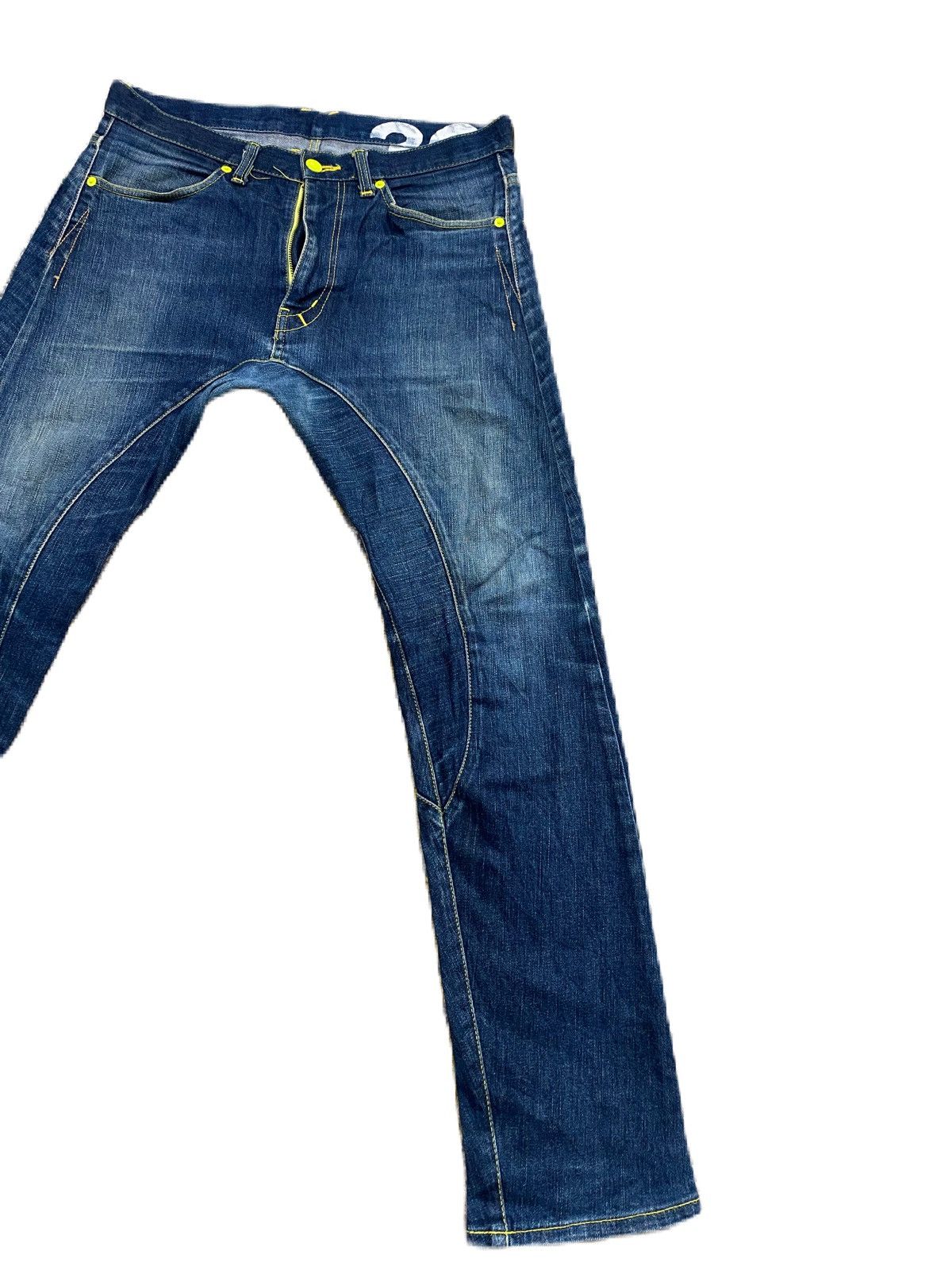 Japanese Brand JAPAN BRAND MACK DADDY JEANS SPELL OUT SKINNY Size US 32 / EU 48 - 3 Thumbnail