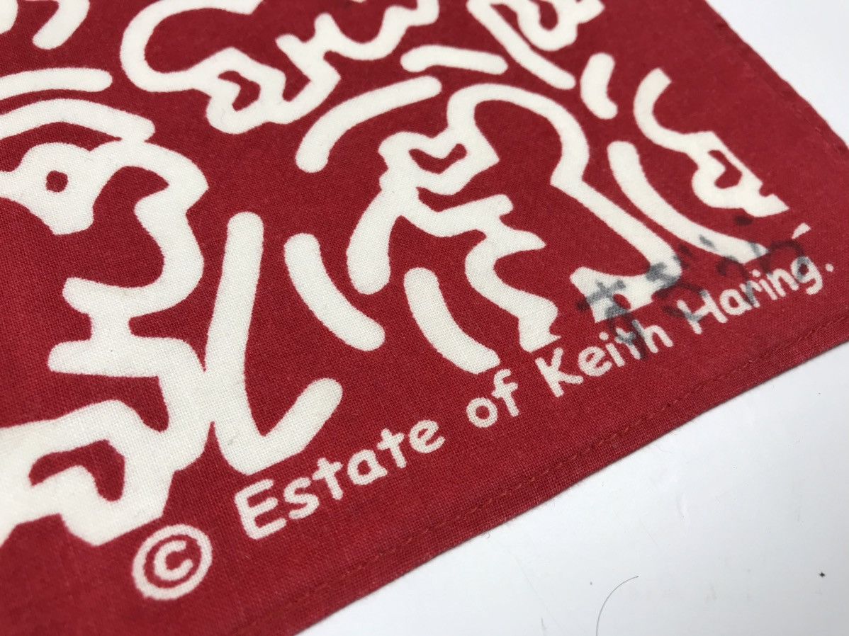 Keith Haring keith haring bandana handkerchief neckerchief HC0373 Size ONE SIZE - 3 Thumbnail