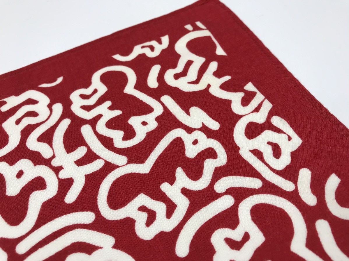 Keith Haring keith haring bandana handkerchief neckerchief HC0373 Size ONE SIZE - 6 Thumbnail