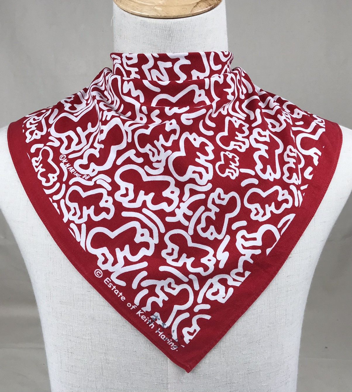keith haring bandana handkerchief neckerchief HC0373