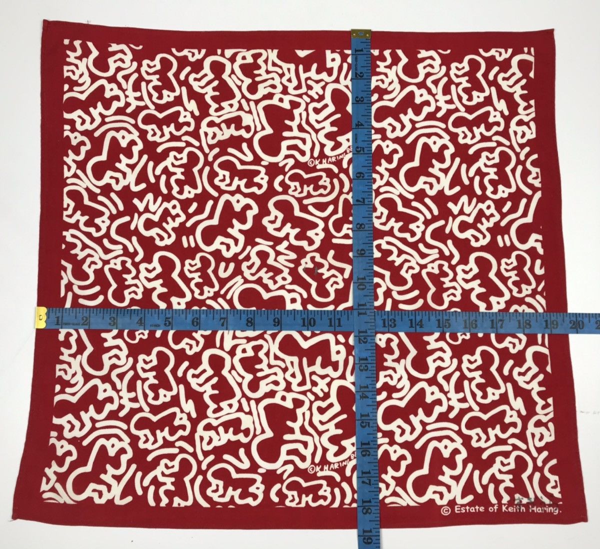 Keith Haring keith haring bandana handkerchief neckerchief HC0373 Size ONE SIZE - 7 Thumbnail