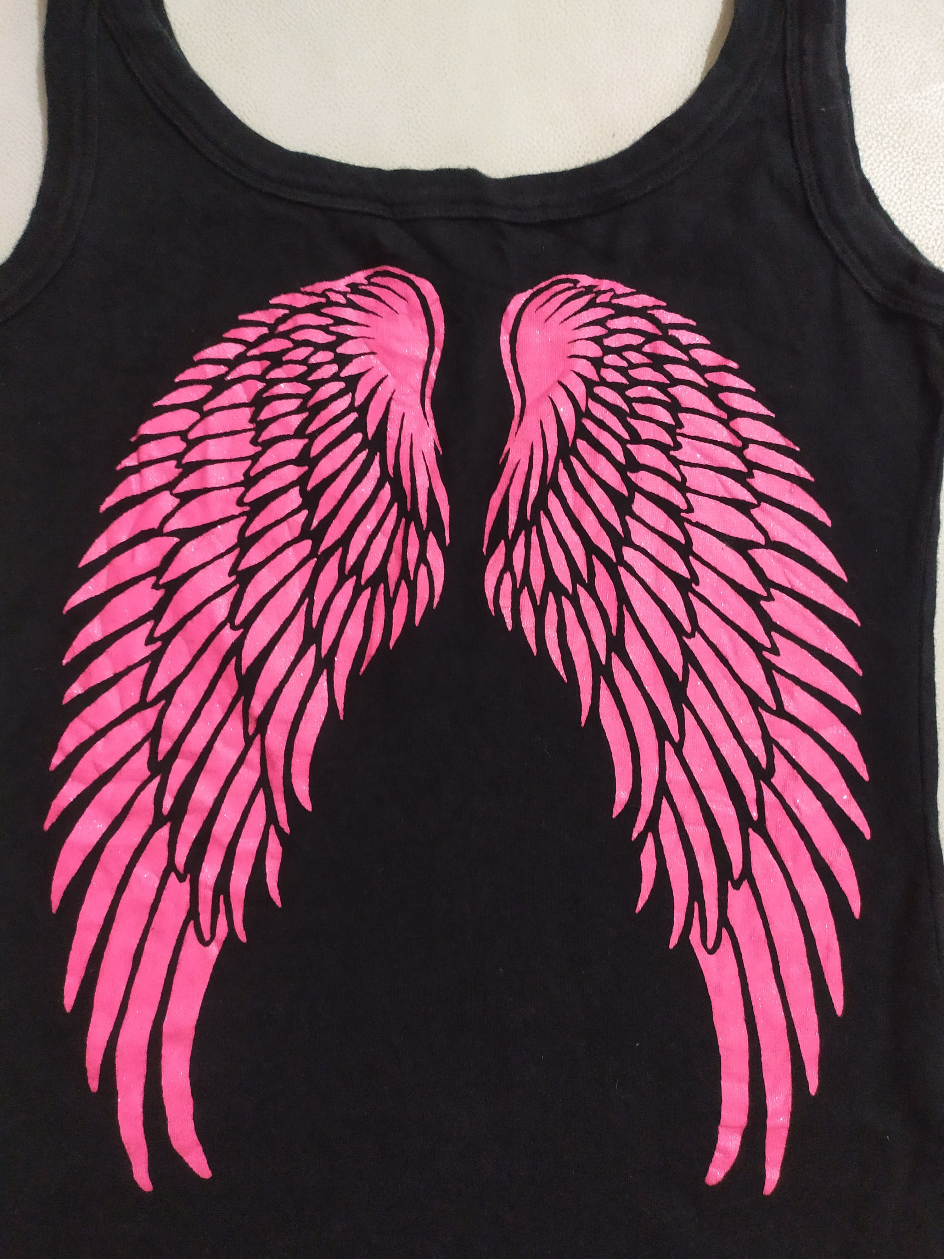 Japanese Brand 🔥Punk Skull and Angel Wings Design Sleeveless Stretch Size S / US 4 / IT 40 - 5 Thumbnail