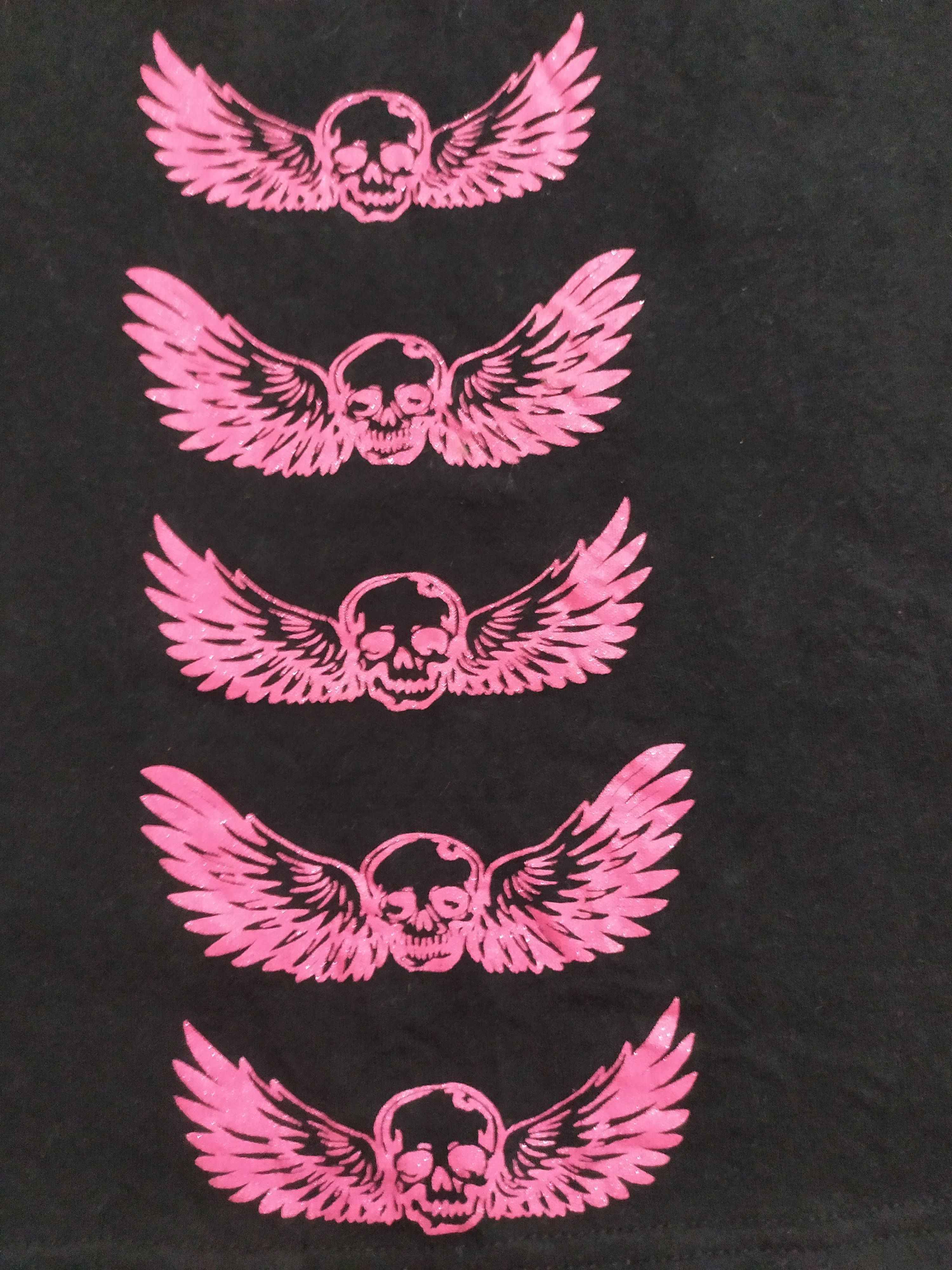 Japanese Brand 🔥Punk Skull and Angel Wings Design Sleeveless Stretch Size S / US 4 / IT 40 - 3 Thumbnail