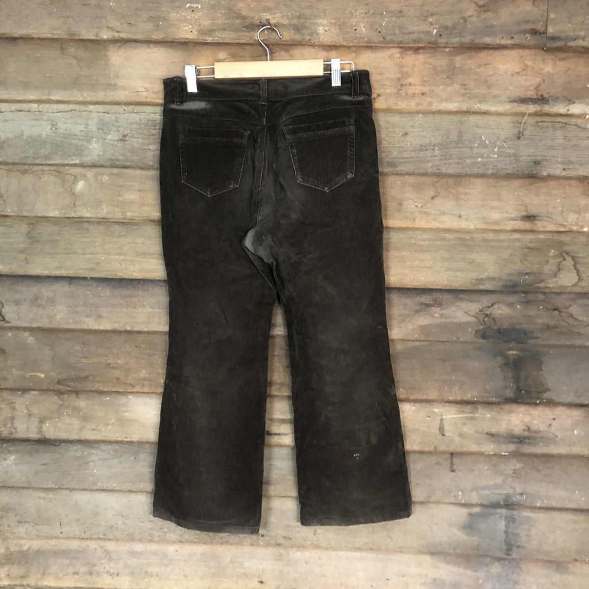 Japanese Brand L& Beautiful Dark Brown Corduroy Casual Pants #5580 Size 28" / US 6 / IT 42 - 8 Thumbnail