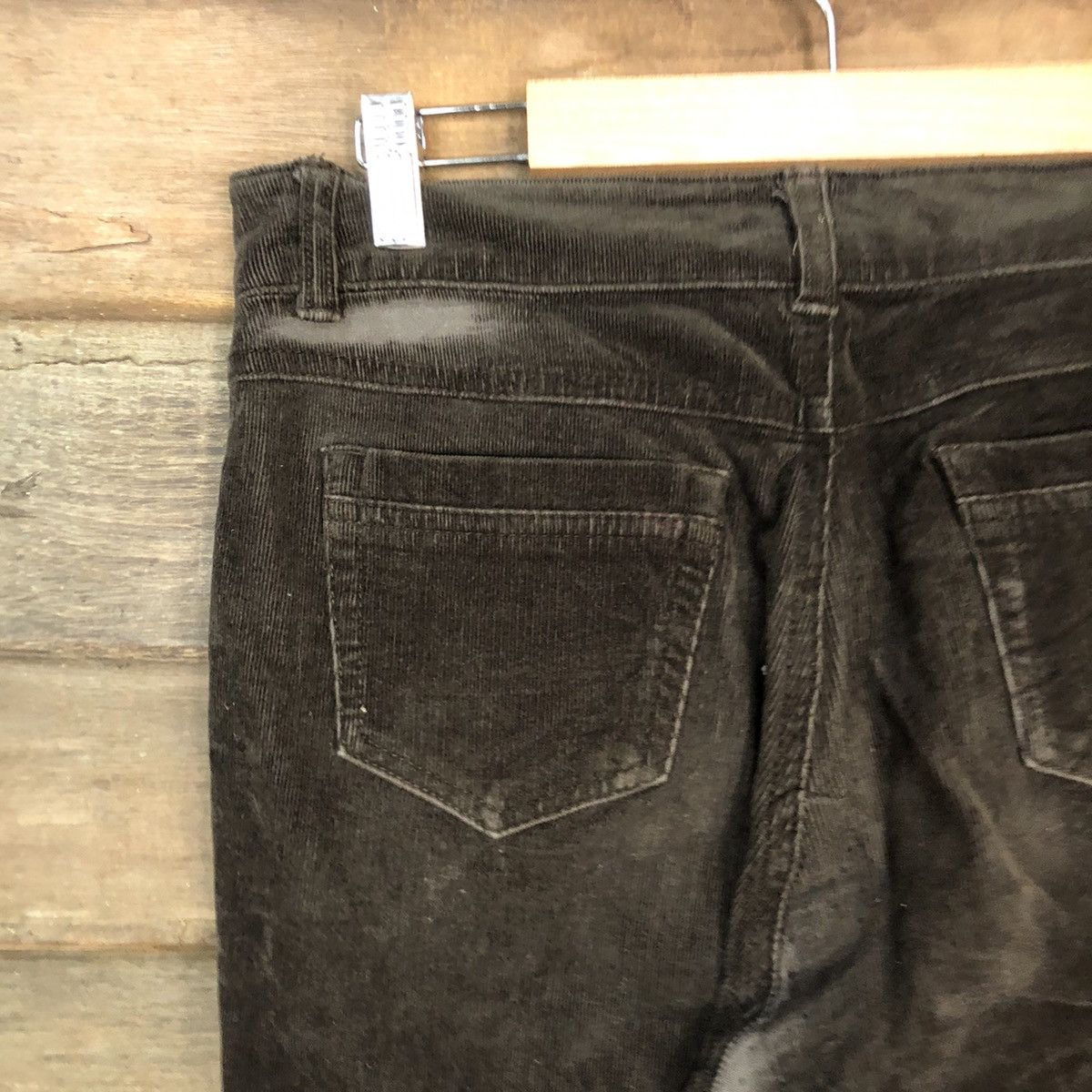 Japanese Brand L& Beautiful Dark Brown Corduroy Casual Pants #5580 Size 28" / US 6 / IT 42 - 11 Thumbnail