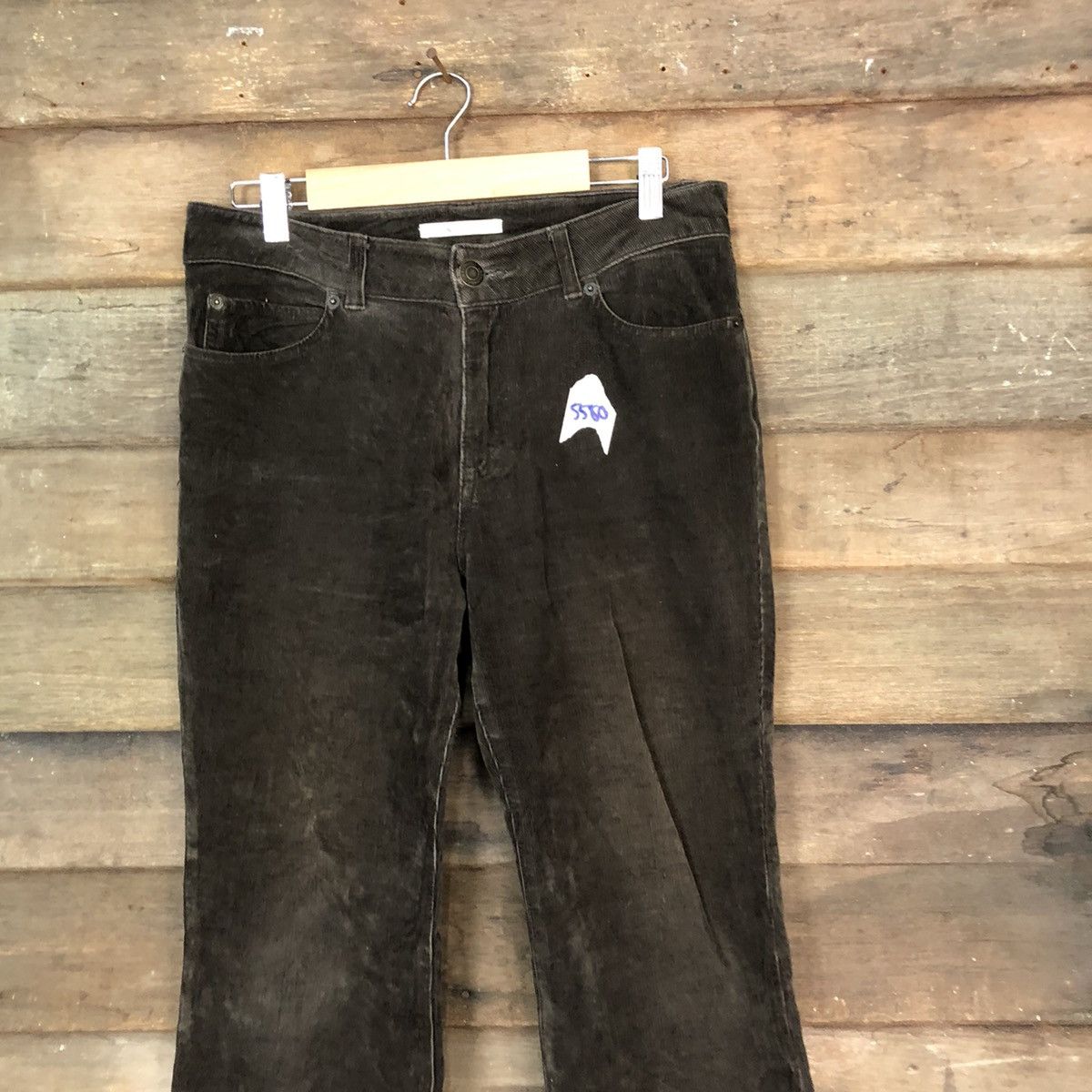 Japanese Brand L& Beautiful Dark Brown Corduroy Casual Pants #5580 Size 28" / US 6 / IT 42 - 2 Thumbnail