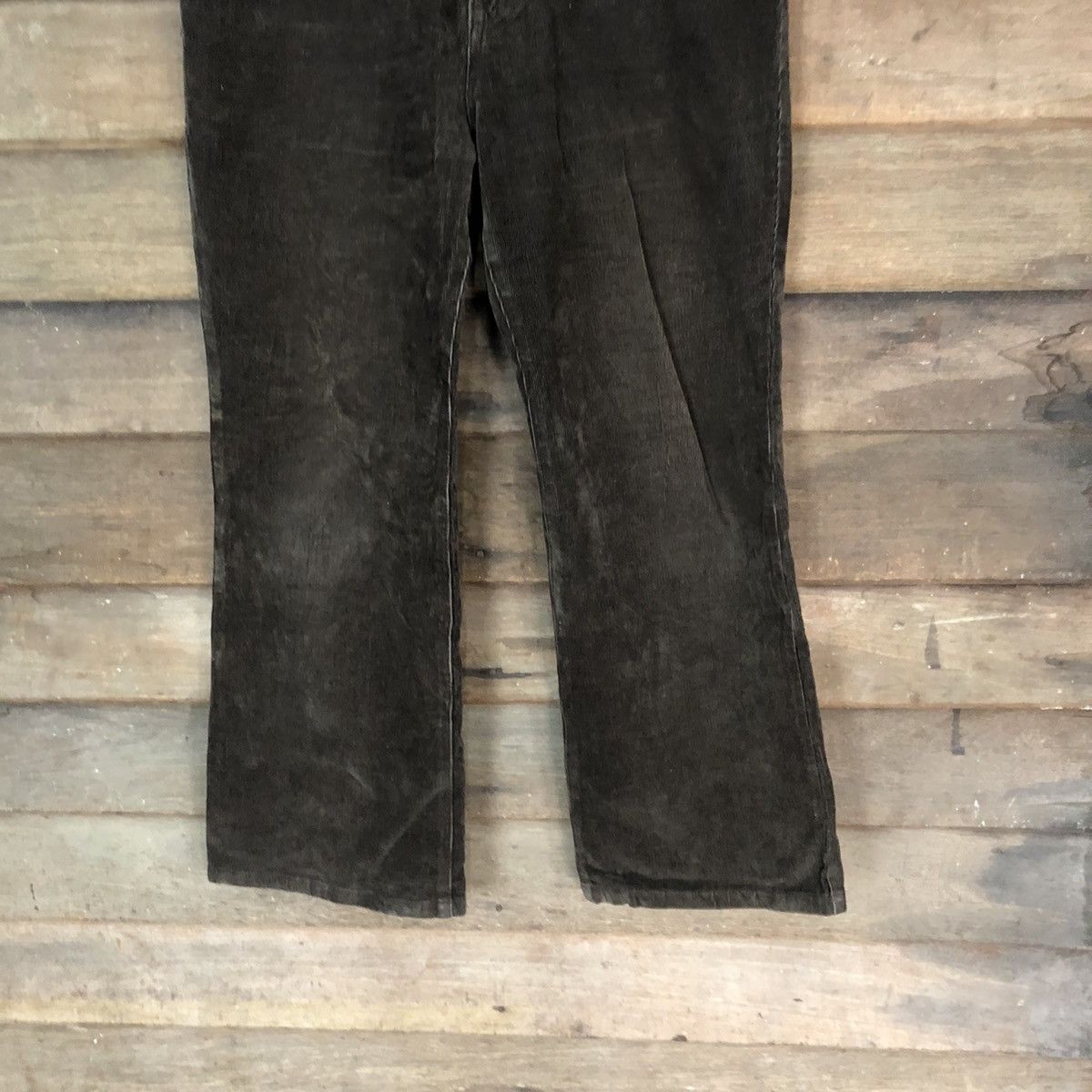 Japanese Brand L& Beautiful Dark Brown Corduroy Casual Pants #5580 Size 28" / US 6 / IT 42 - 3 Thumbnail