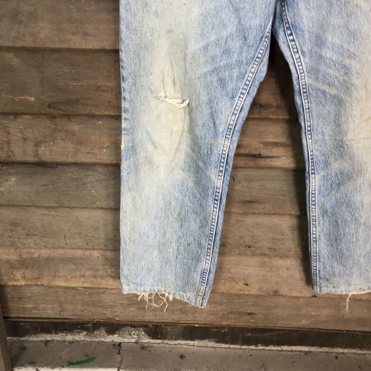 Edwin Edwin U.S.A blue vintage Distressed Denim Pants #5730 Size US 33 - 6 Thumbnail