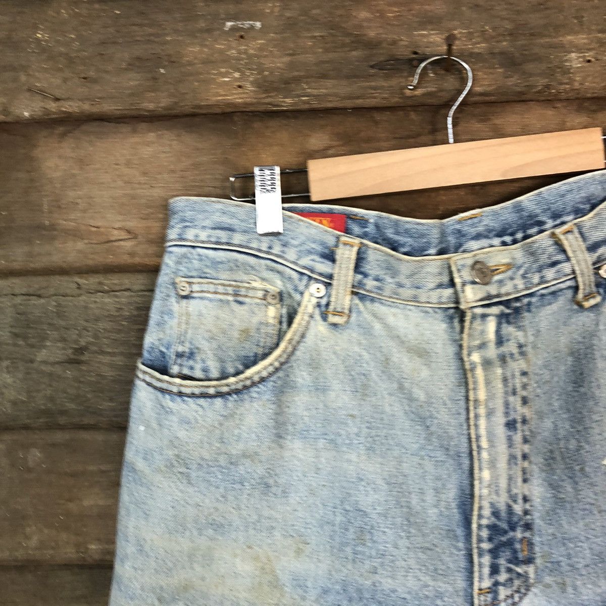Edwin Edwin U.S.A blue vintage Distressed Denim Pants #5730 Size US 33 - 4 Thumbnail