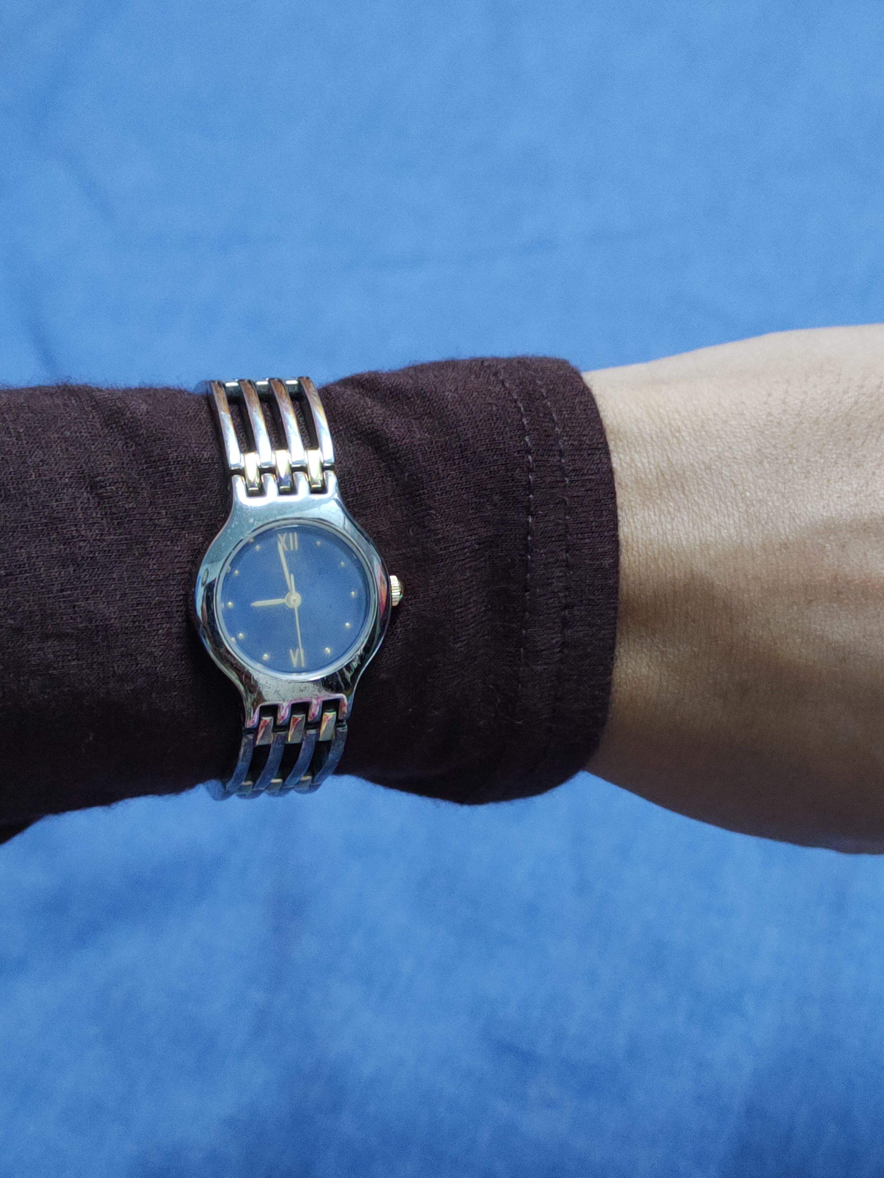 Anne Klein × Vintage Anne Klein II-Quartz Silver vintage ladies Watch #J063S Size ONE SIZE - 14 Thumbnail