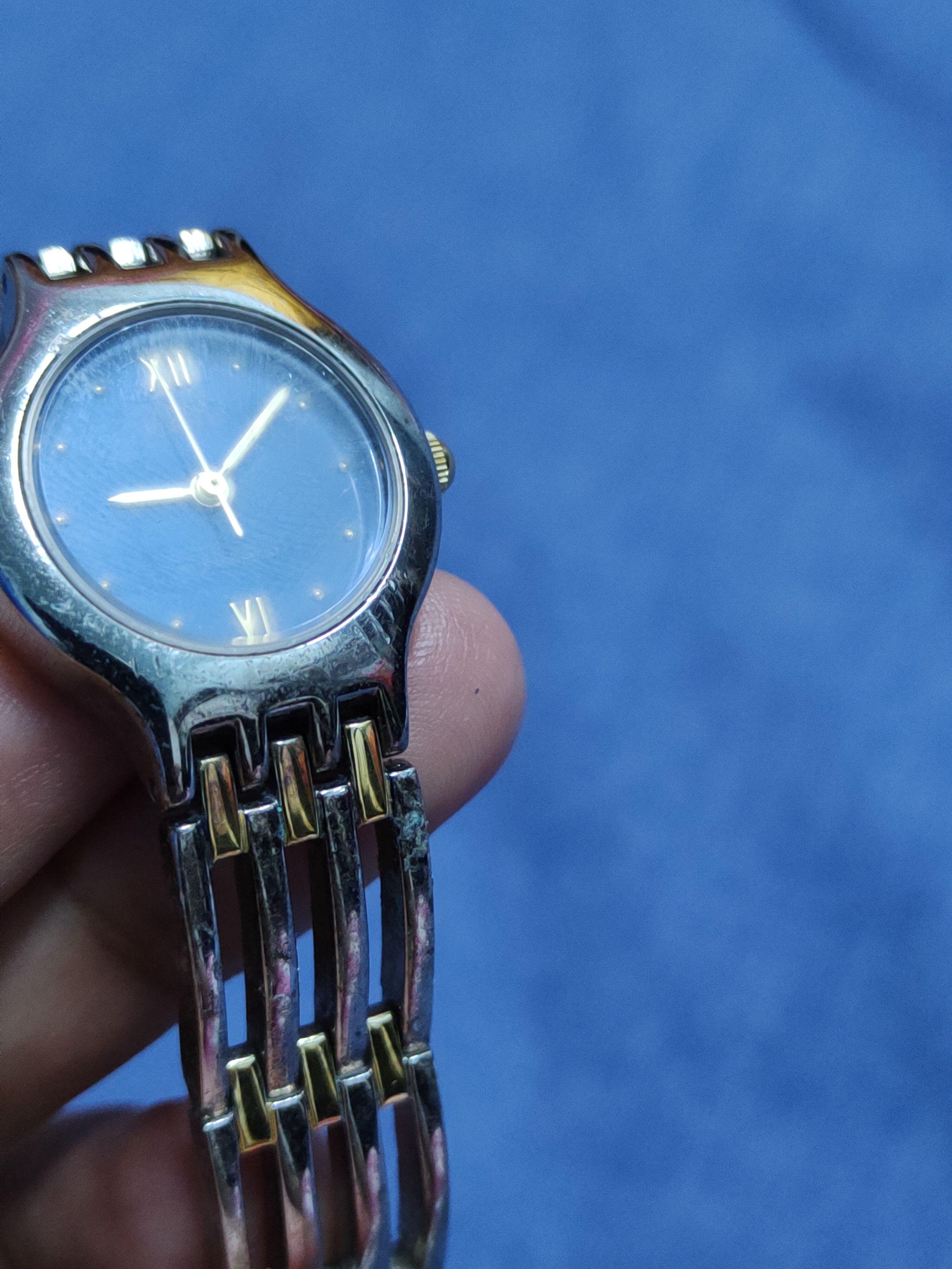 Anne Klein × Vintage Anne Klein II-Quartz Silver vintage ladies Watch #J063S Size ONE SIZE - 5 Thumbnail