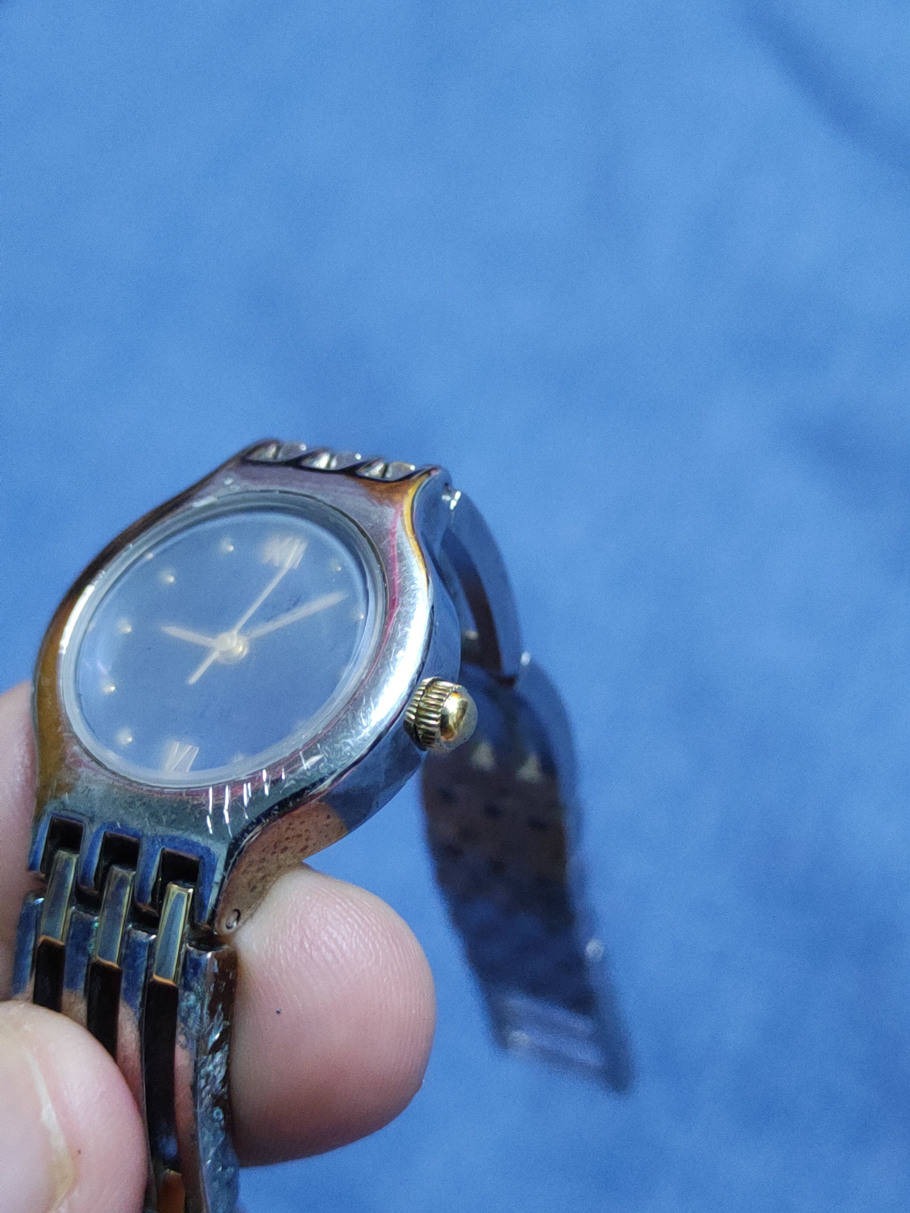 Anne Klein × Vintage Anne Klein II-Quartz Silver vintage ladies Watch #J063S Size ONE SIZE - 4 Thumbnail