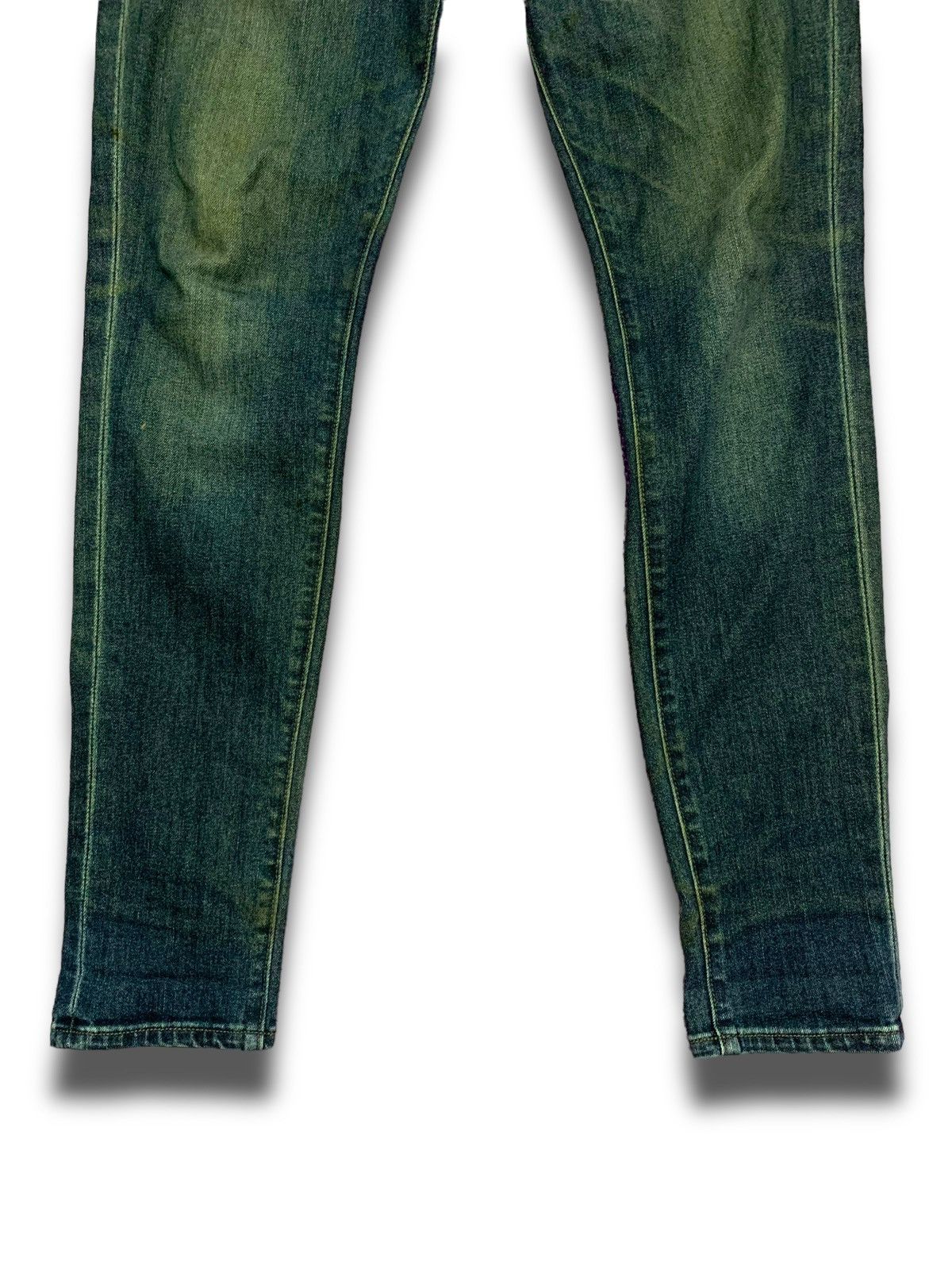 H&M × Marni VINTAGE Distressed Skinny Dark Blue Size US 30 / EU 46 - 3 Thumbnail
