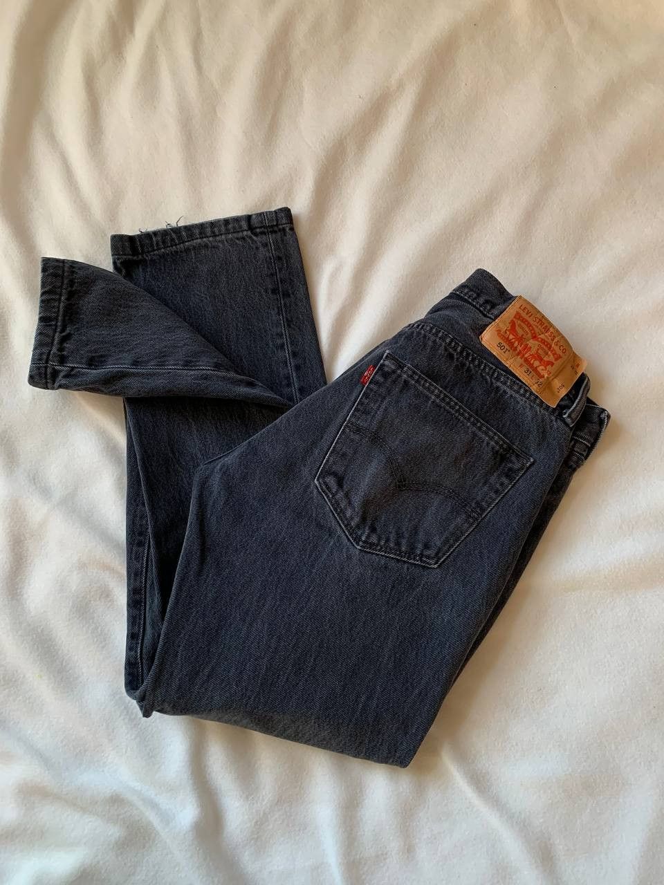 Levi's × Levi's Vintage Clothing Vintage Levi's 501 Gray Denim Pants W31 L30 Size US 31 - 6 Thumbnail