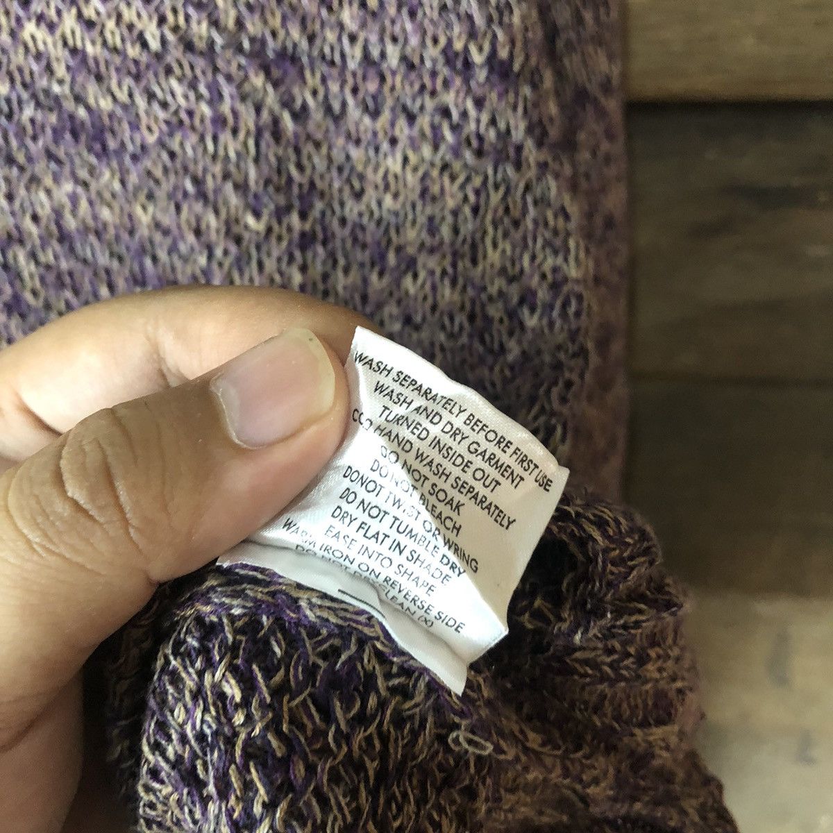 Homespun Knitwear Suzanne Rae Crochet Purple Cardigan Knitwear #7136 Size S / US 4 / IT 40 - 10 Thumbnail