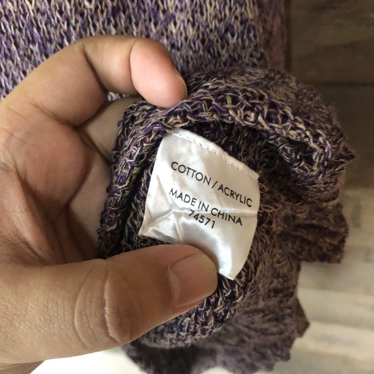 Homespun Knitwear Suzanne Rae Crochet Purple Cardigan Knitwear #7136 Size S / US 4 / IT 40 - 9 Thumbnail