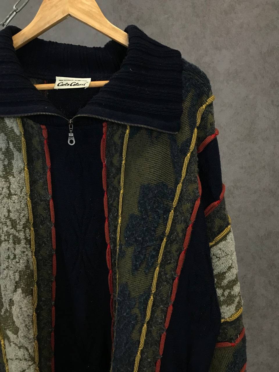 Carlo Colucci Carlo Colucci vintage designer sweater Size US XL / EU 56 / 4 - 2 Thumbnail