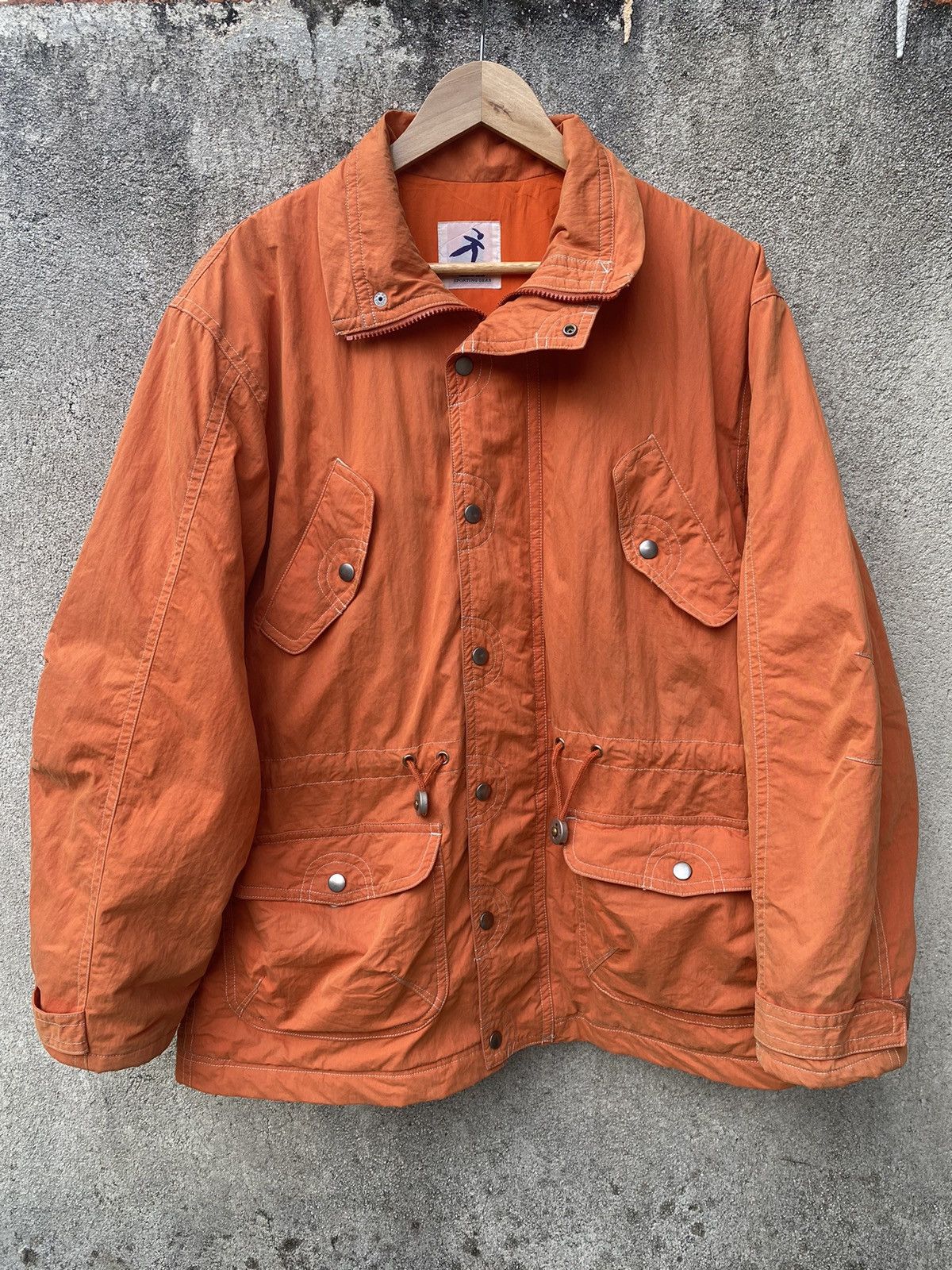 image of Archival Clothing x Hai Sporting Gear Vintage Hai Sporting Gear Parka Jacket Orange Colour (Size Me