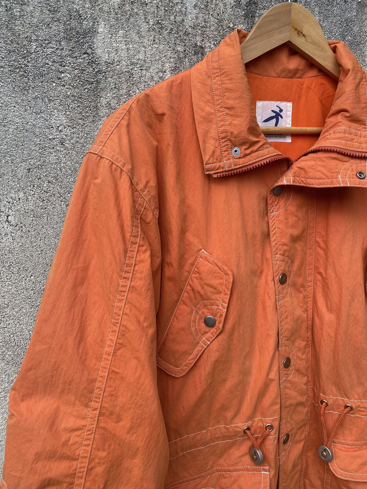 Hai Sporting Gear Vintage Hai Sporting Gear Parka Jacket Orange Colour Size US M / EU 48-50 / 2 - 6 Thumbnail
