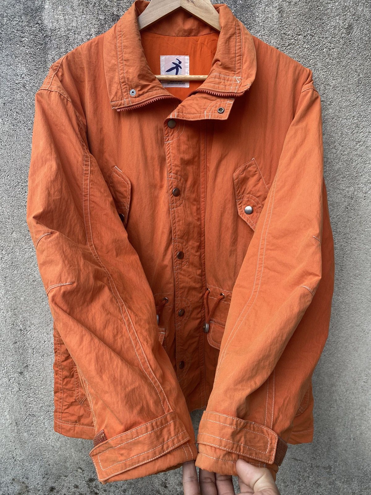 Hai Sporting Gear Vintage Hai Sporting Gear Parka Jacket Orange Colour Size US M / EU 48-50 / 2 - 7 Thumbnail
