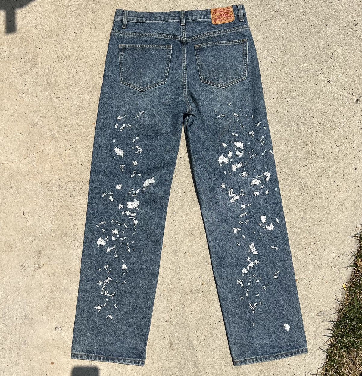 Fugazi Fugazi chain splatter denim Size US 32 / EU 48 - 3 Thumbnail
