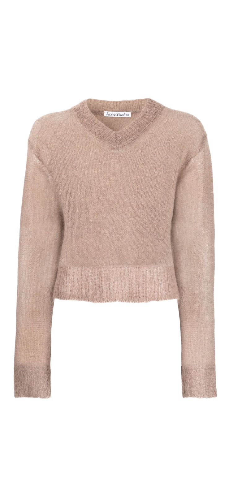 Acne Studios V-neck Cropped Sweater