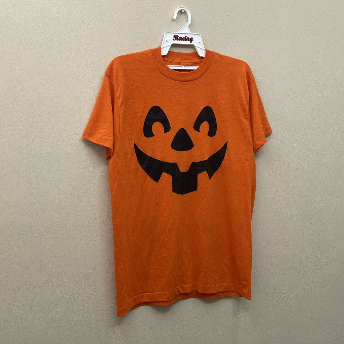 Vintage Vintage 90s Halloween T-Shirt Jack O Lantern Single Stitch Size US M / EU 48-50 / 2 - 5 Thumbnail