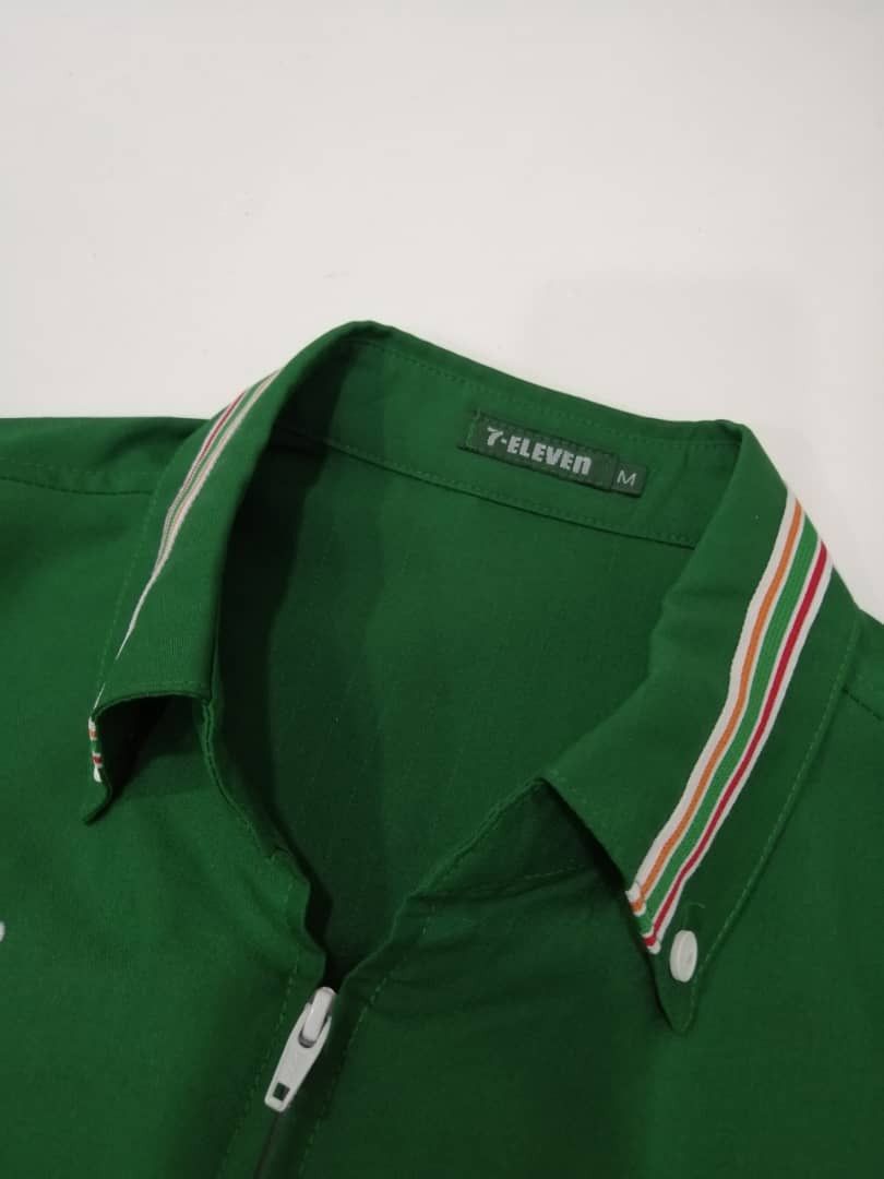 Japanese Brand Vintage 90s Seven Eleven Workwear Shirts Size US M / EU 48-50 / 2 - 3 Thumbnail